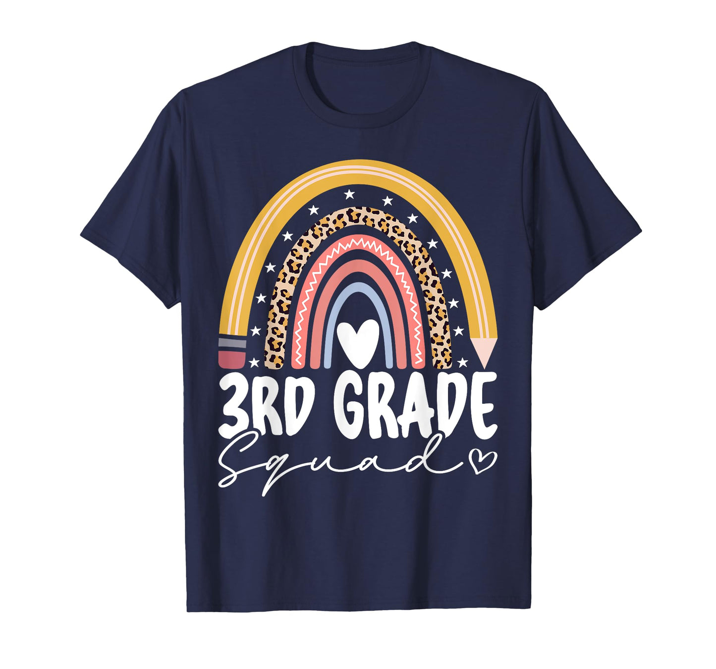 Third Grade Squad 3rd Grade Team Retro First Day of School T-Shirt