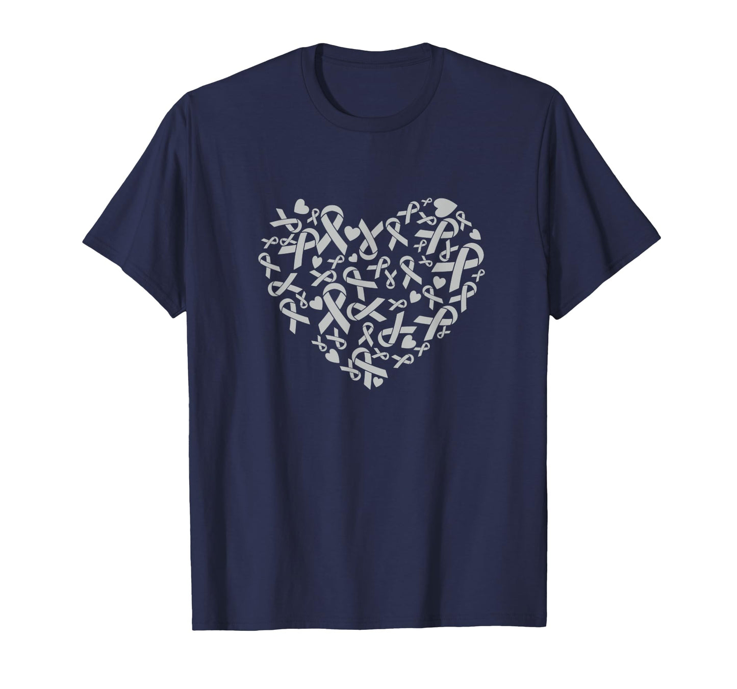 Go Grey In May Brain Cancer Heart T-Shirt