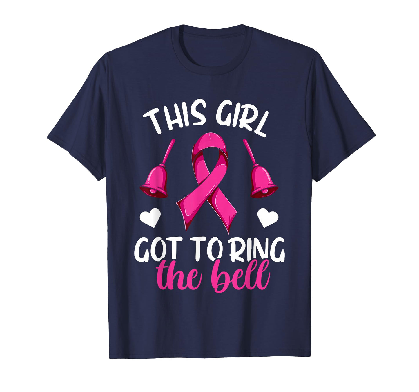 End Of Chemo Bell Shirt Women Girls, Breast Cancer Survivor T-Shirt