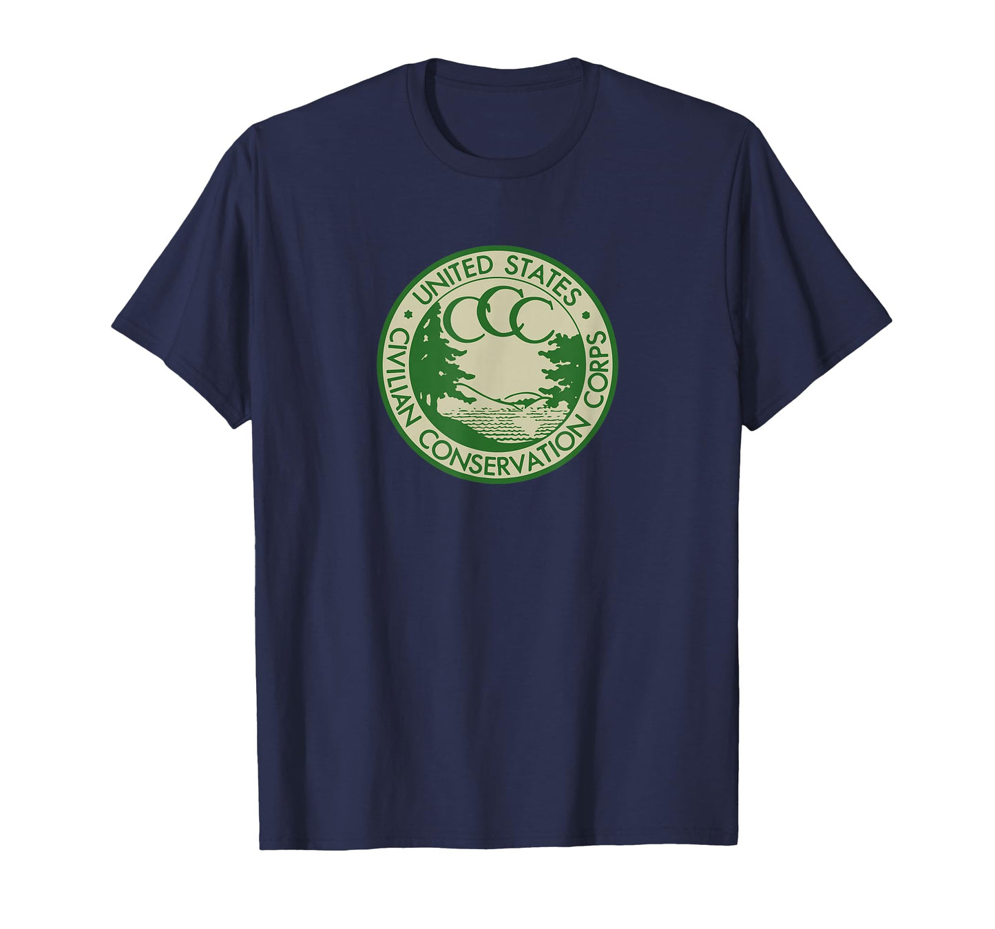 Civilian Conservation Corps CCC Logo Retro Outdoors 1930s T-Shirt