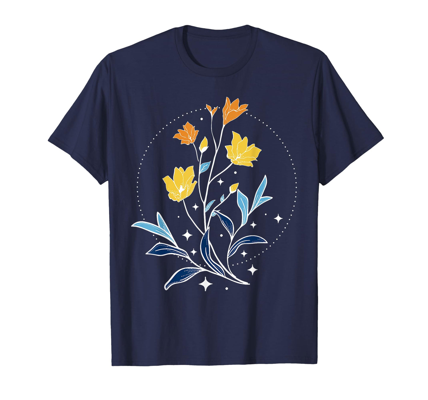 AroAce Pride Mystical Flowers Subtle LGBTQ Wildflower Outfit T-Shirt
