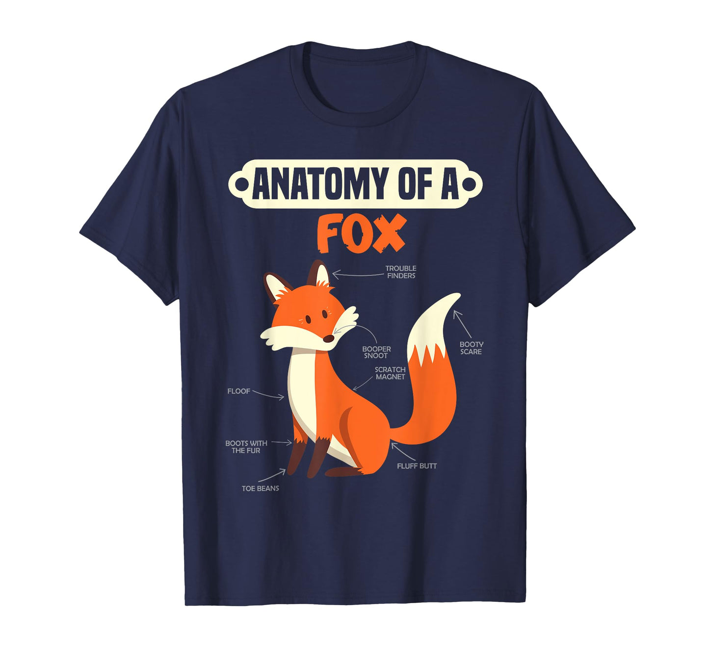 Anatomy of a fox T-Shirt
