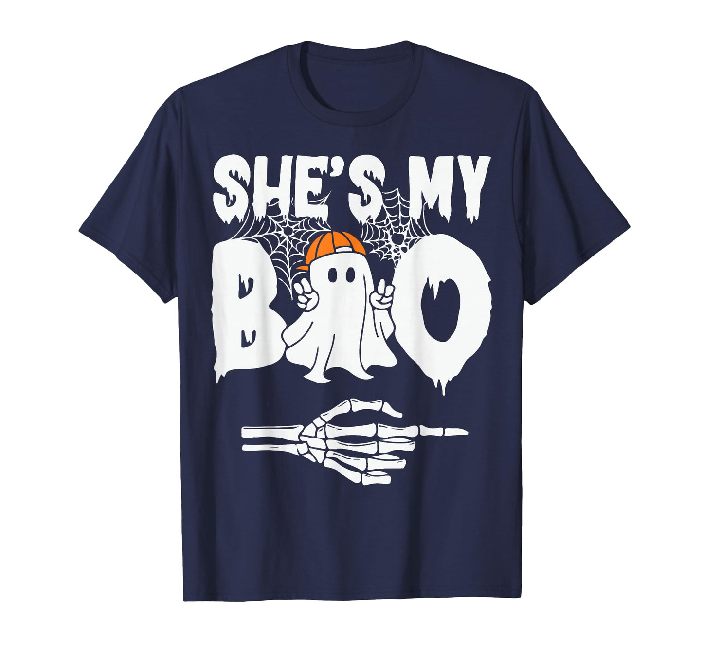 She's My Boo Funny Matching Couples Halloween Ghost Costume T-Shirt