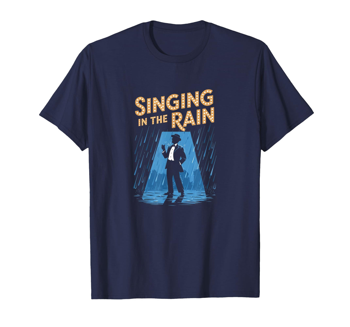 Singing in the Rain Retro Musical Theatre Tap Dance Broadway T-Shirt