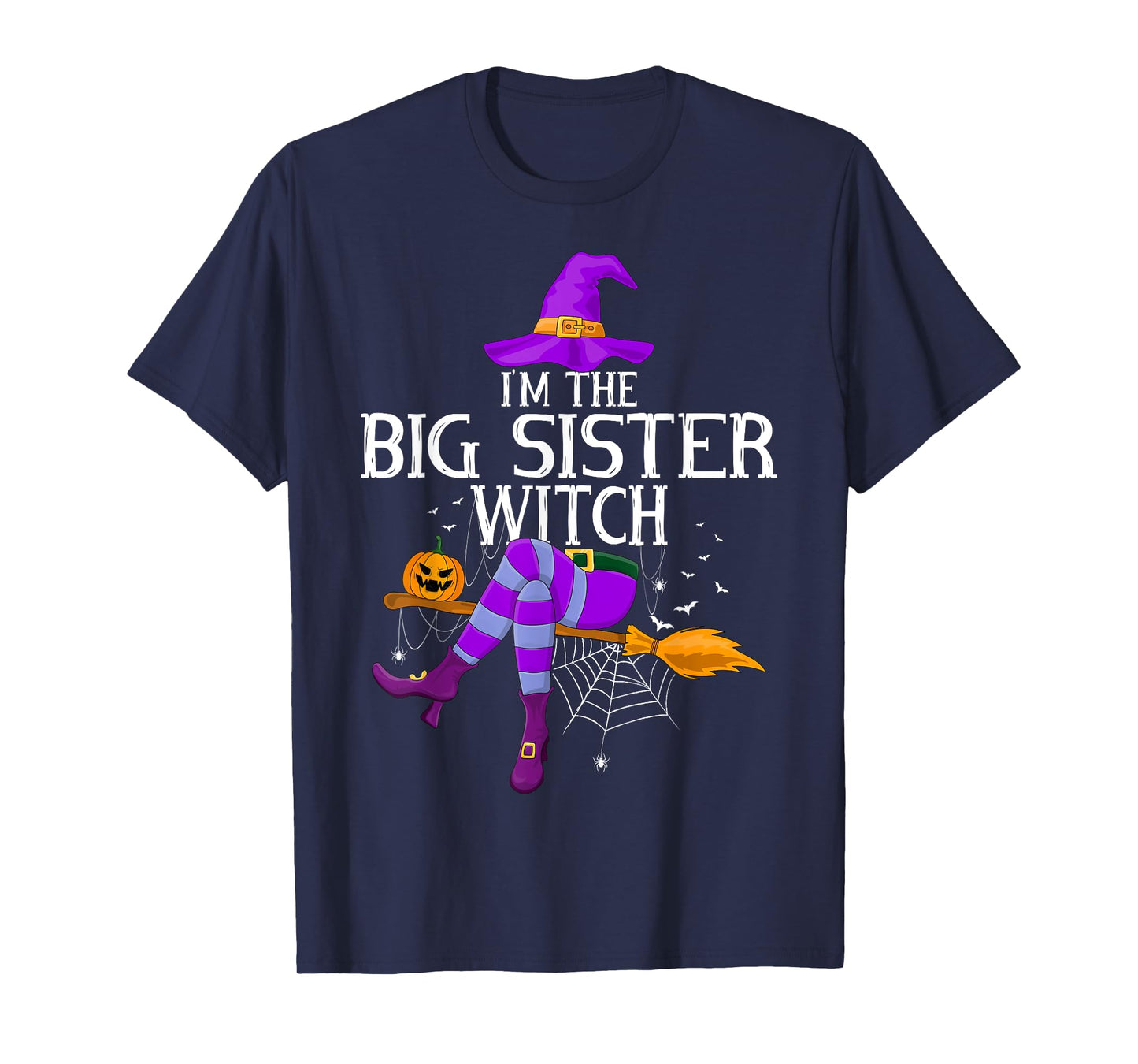 Matching Family Costume I'm The Big Sister Witch Halloween T-Shirt