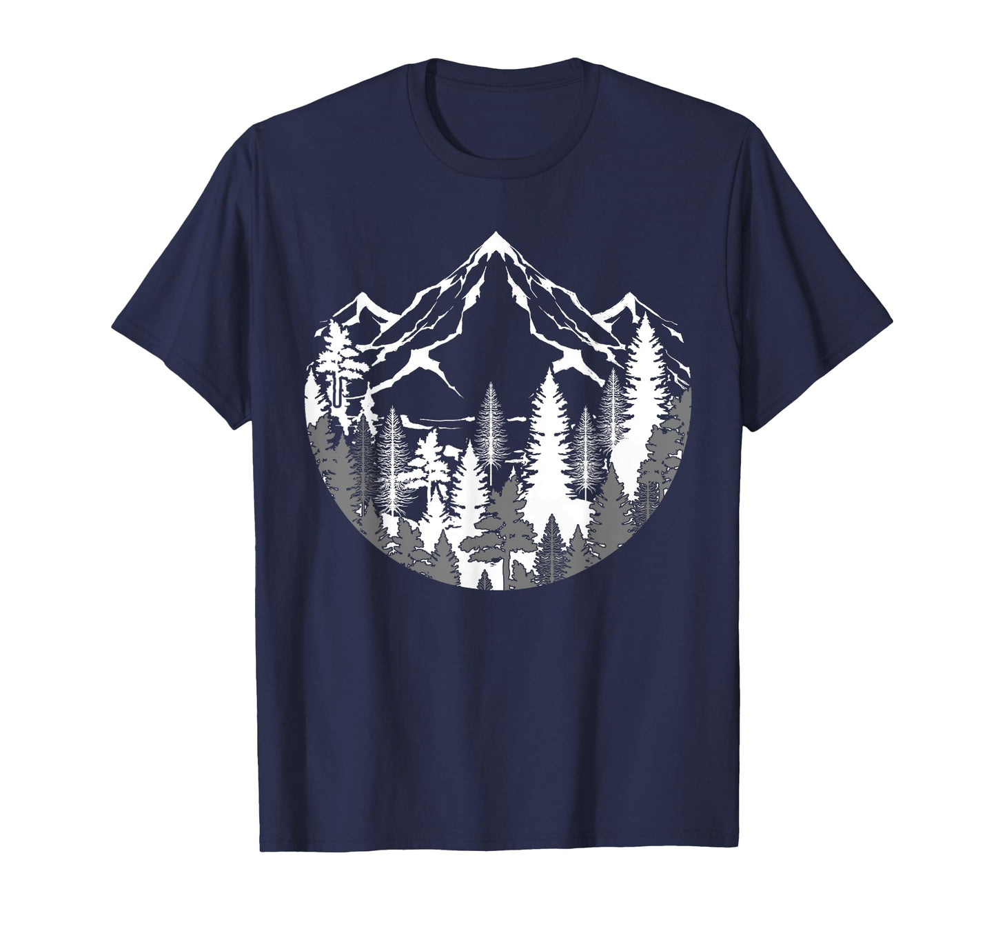 Forest Mountains Outdoor Nature Wildlife Trees Hiking T-Shirt