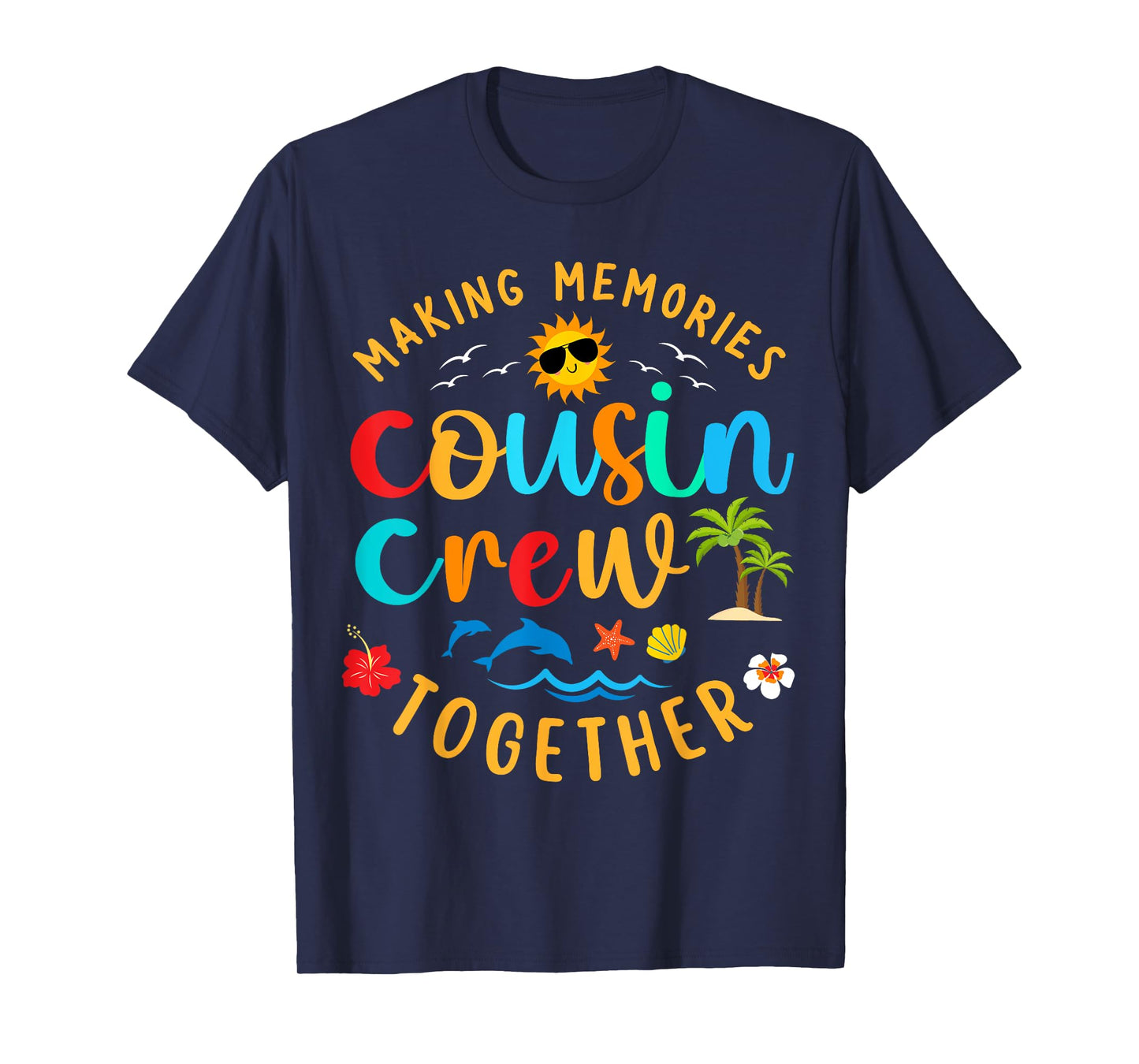 Cousin crew 2025 Summer Vacation Beach Family Trip Matching T-Shirt