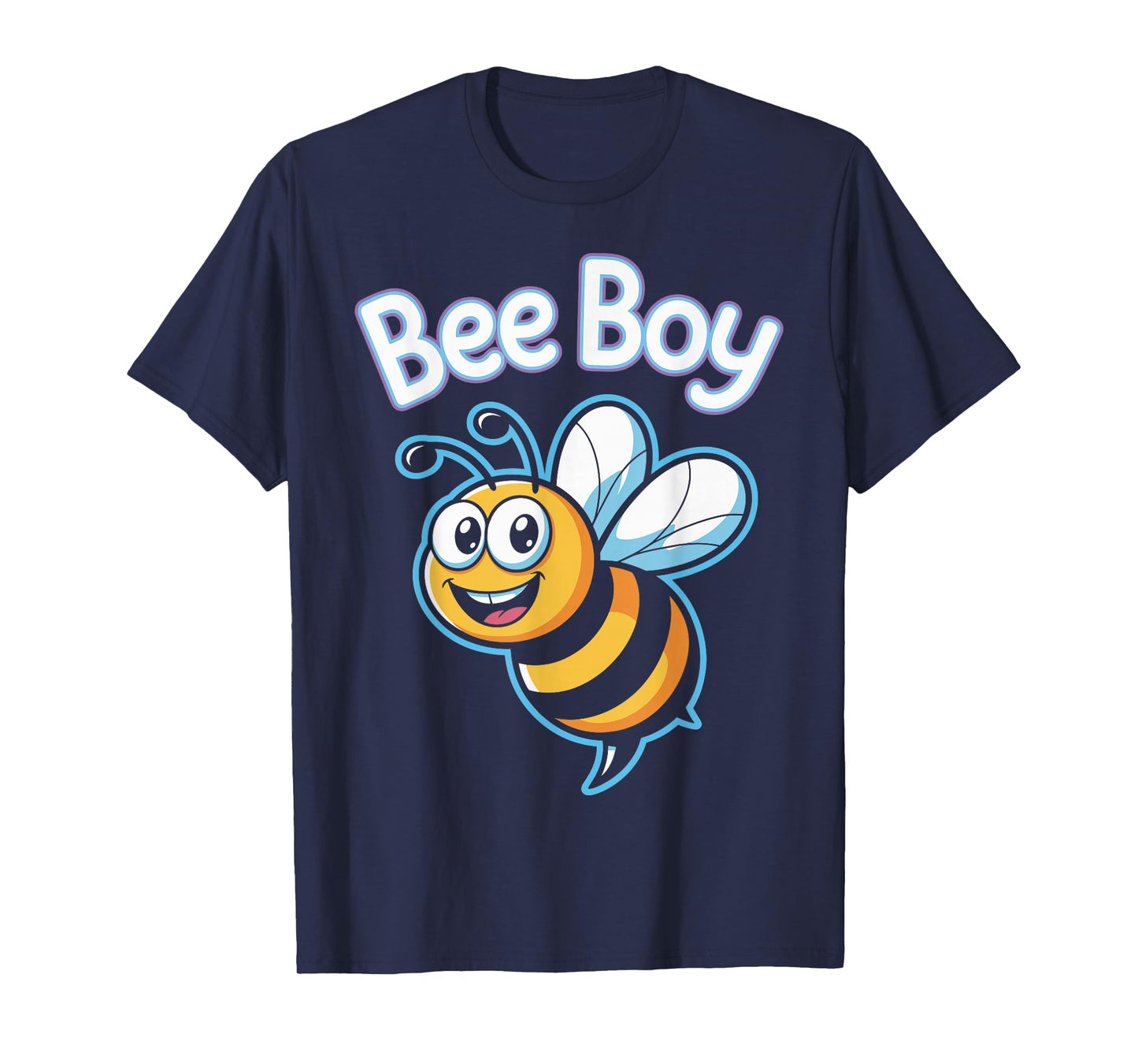 Bee Boy Mens Cute Cartoon Bumblebee Beehive Birthday Party T-Shirt