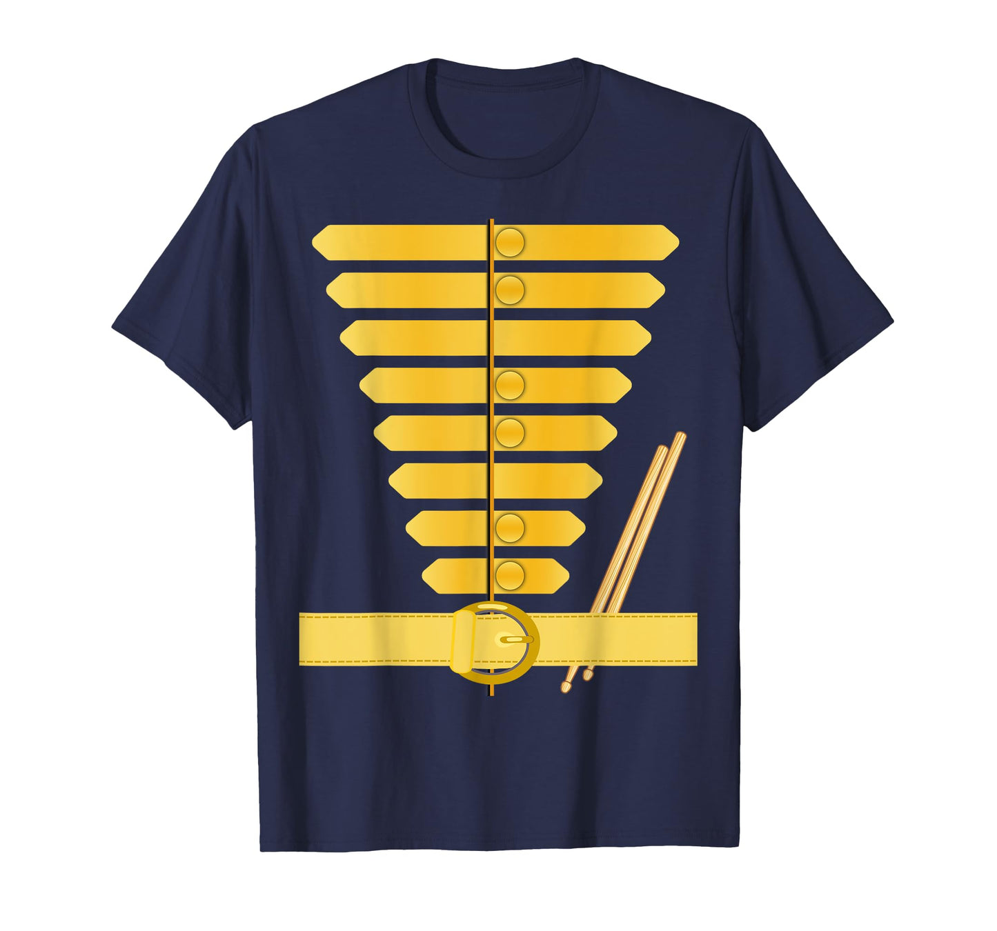 American Drum Major Costume Marching Band Uniform Drummers T-Shirt
