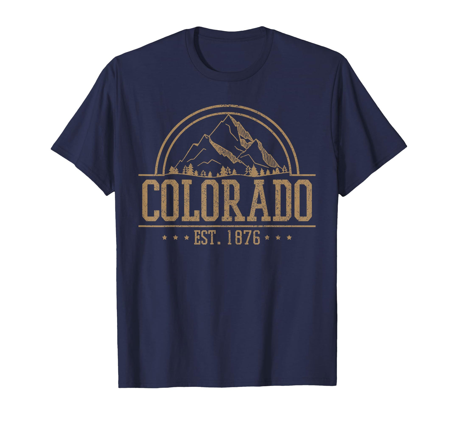 Colorado - Rocky Mountains Est. 1876 Hiking Outdoor Gift T-Shirt