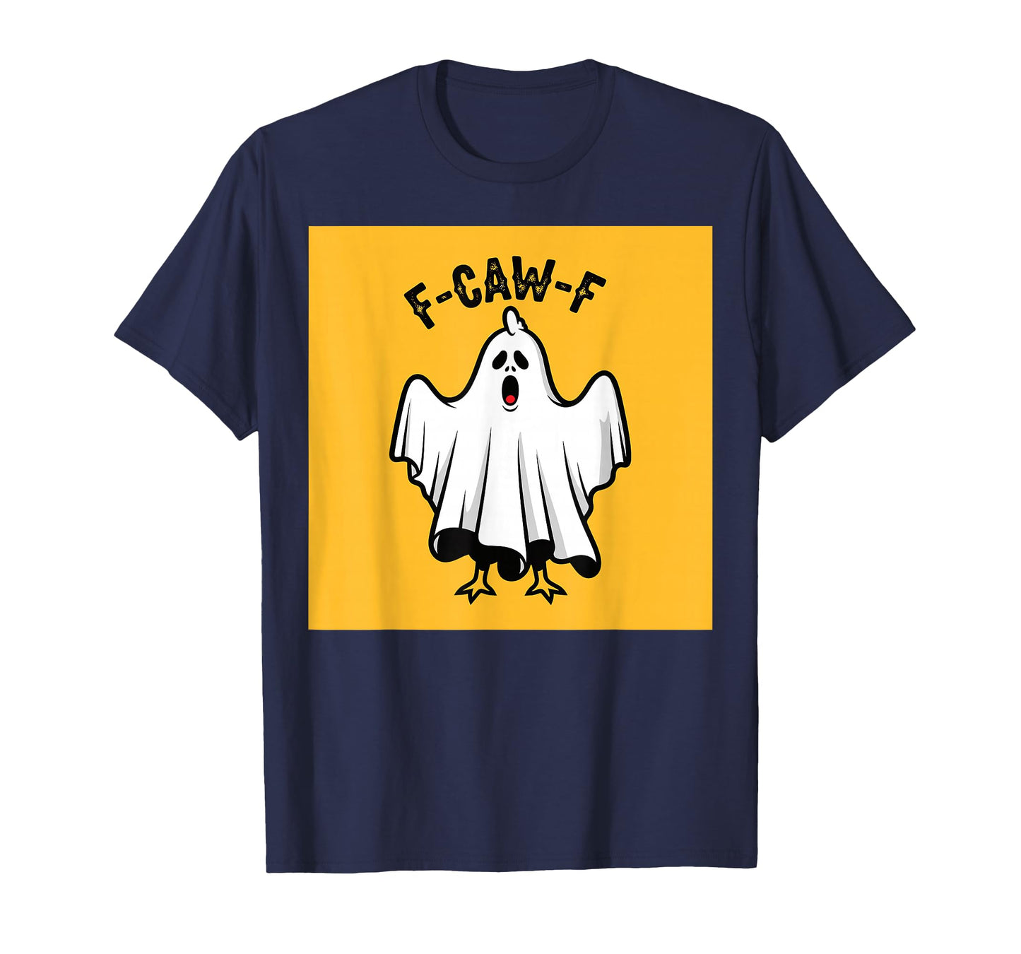 Funny Halloween Ghost Raven Costume F-Caw-F T-Shirt