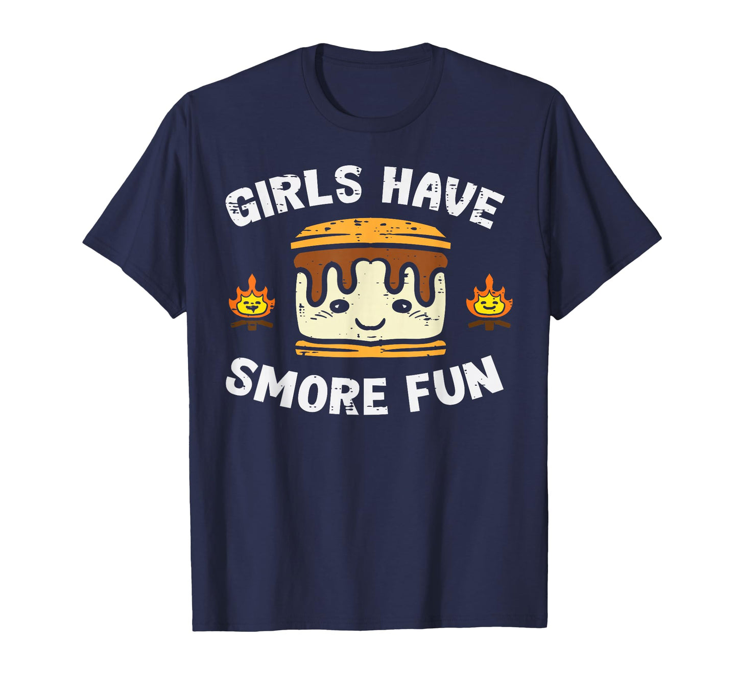 Camping Girls Have Smore Fun Camper Girls Kids Toddler Women T-Shirt