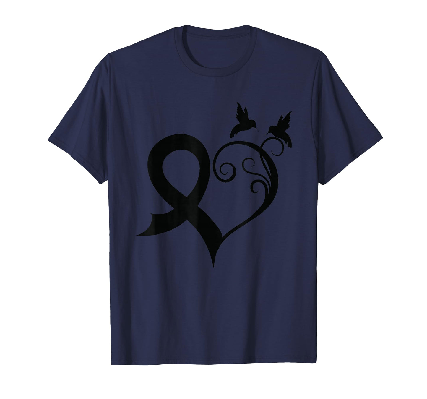 Melanoma Awareness Shirt | Support Family Member | Ribbon T-Shirt