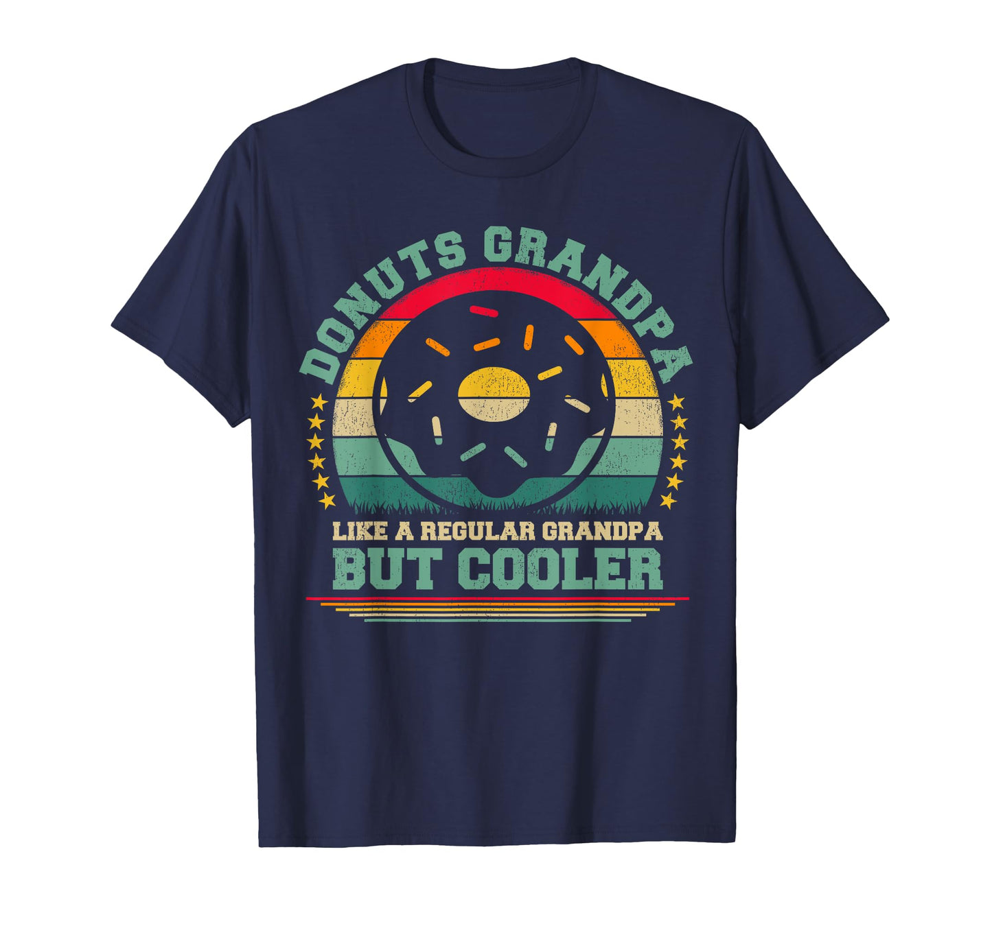Donuts Grandpa Like A Regular Grandpa Father's Day T-Shirt