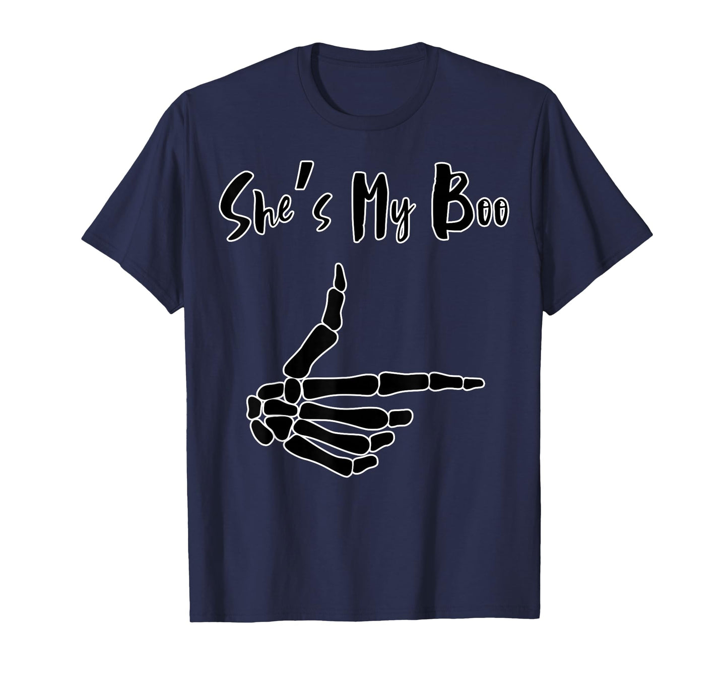 Couple's Halloween She's My Boo Girlfriend Tee T-Shirt
