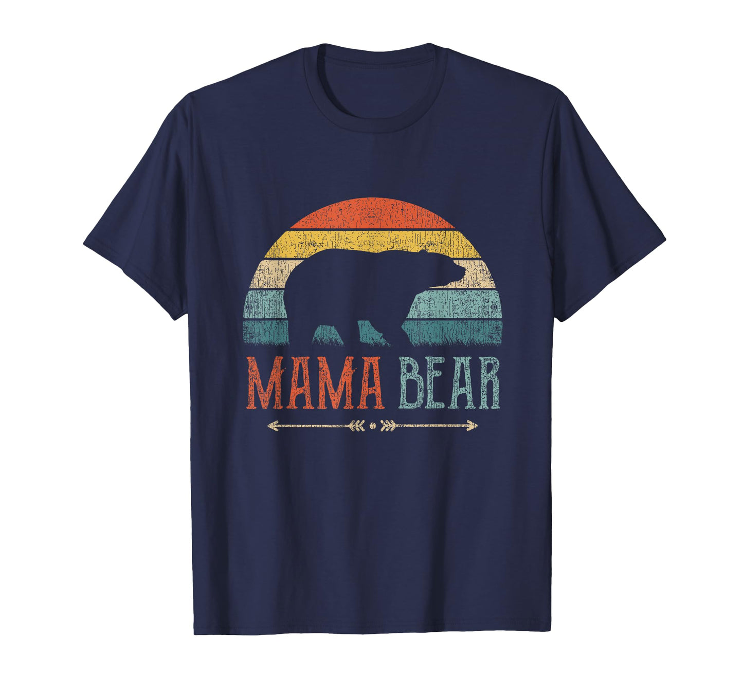 Mama Bear Vintage Mum Mother's Day Retro Mom T-Shirt