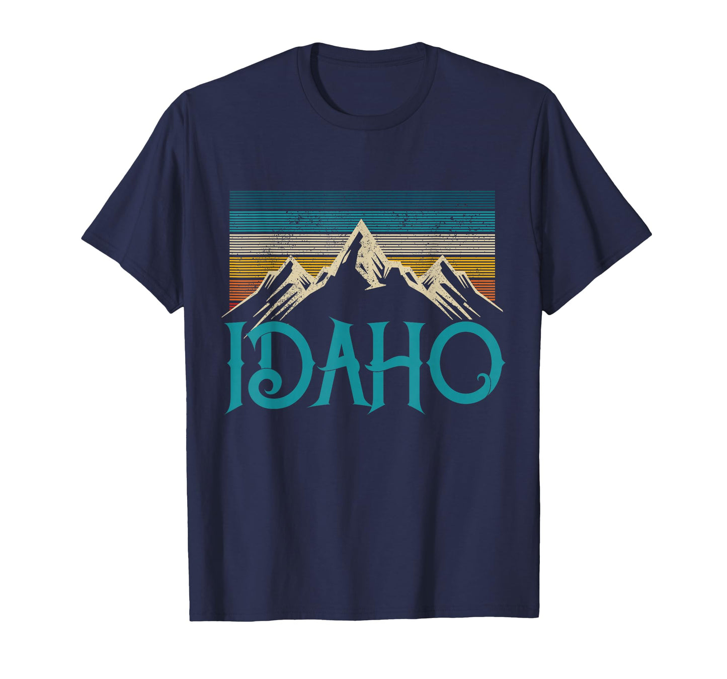 Idaho Vintage Mountains Nature Hiking Pride Souvenirs Gift T-Shirt