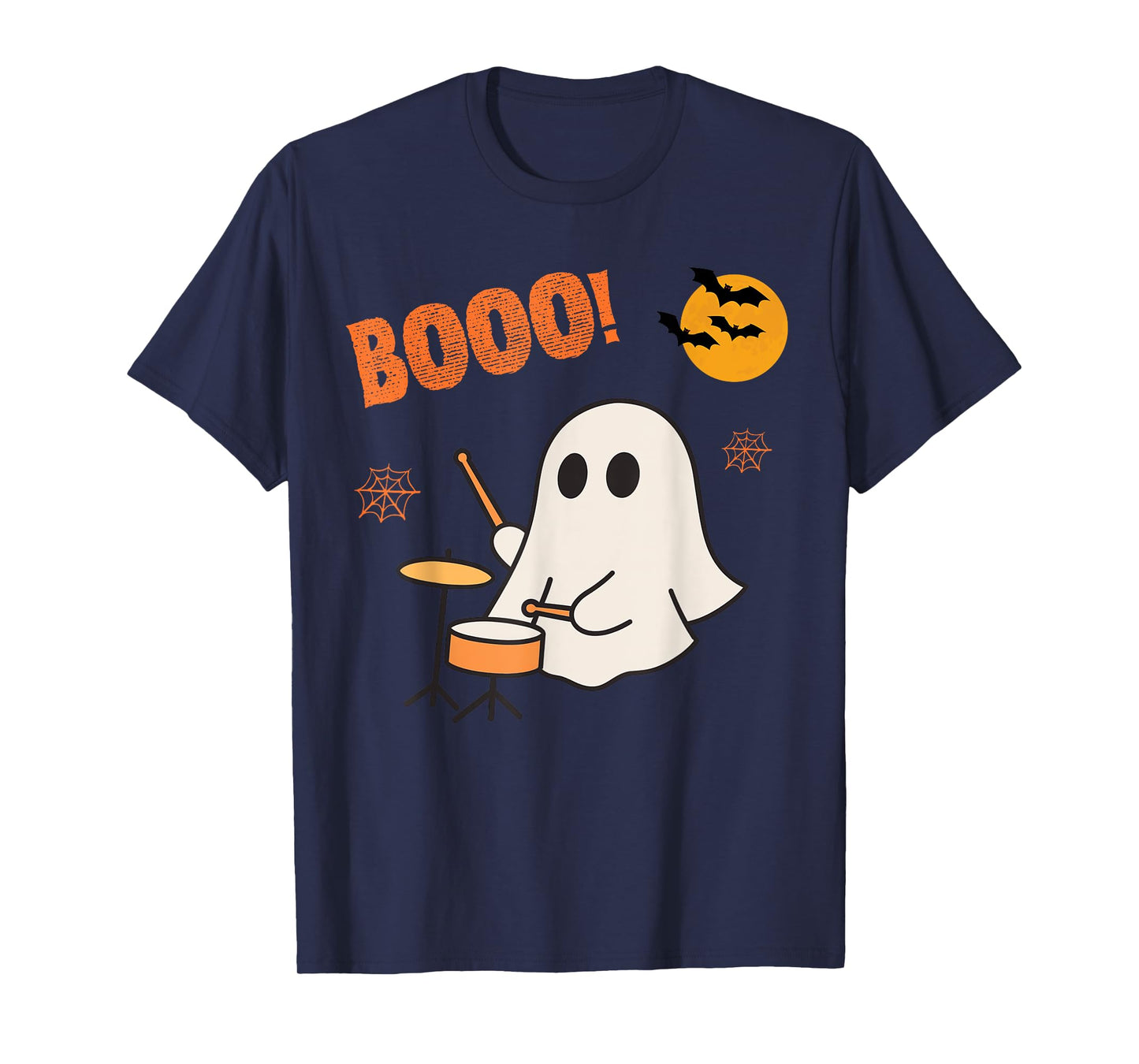 Vintage Halloween Spooky Drummer Autism Skeleton Costume T-Shirt