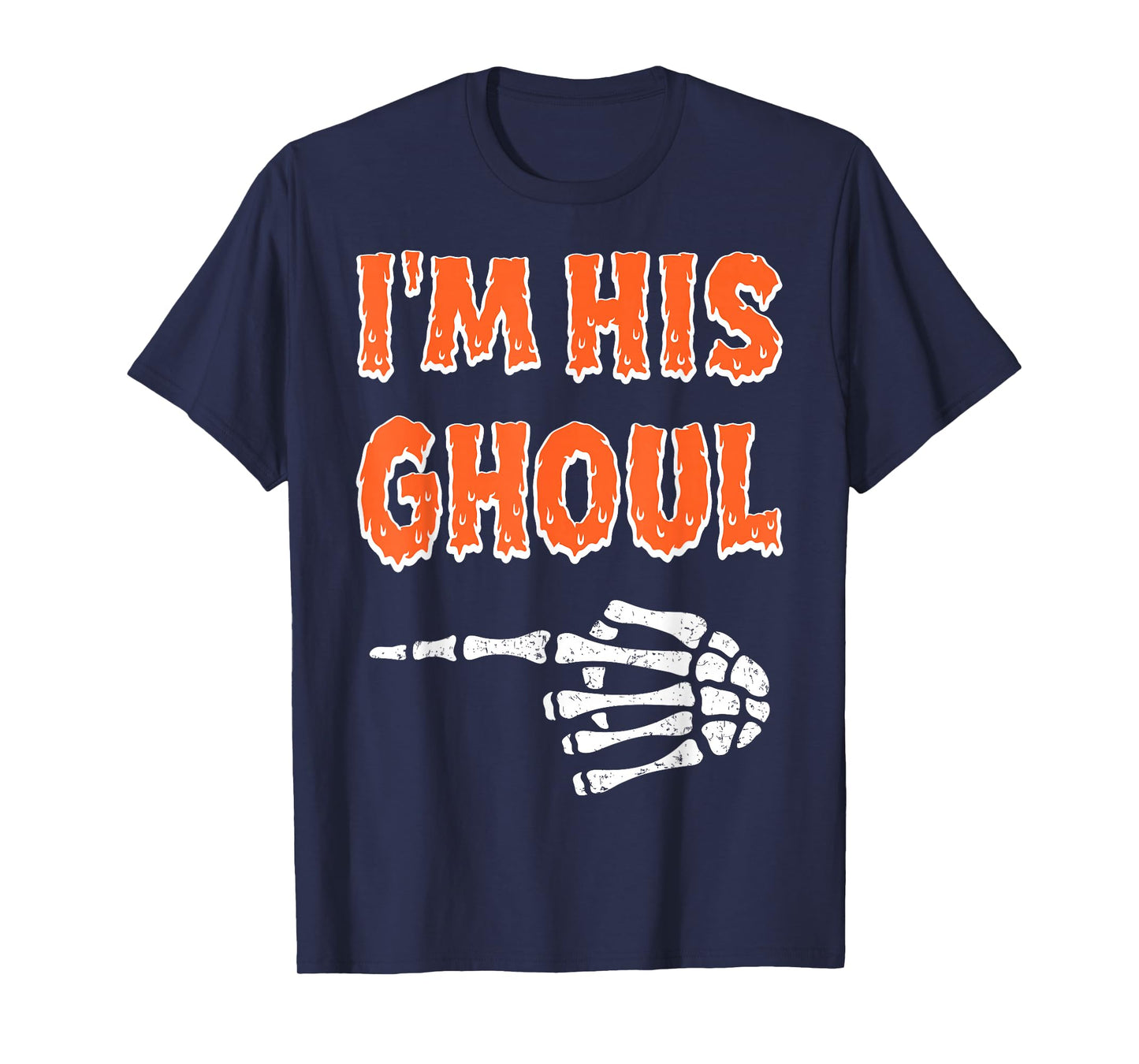 I’m His Ghoul I’m Her Boo Funny Halloween Matching Couples T-Shirt