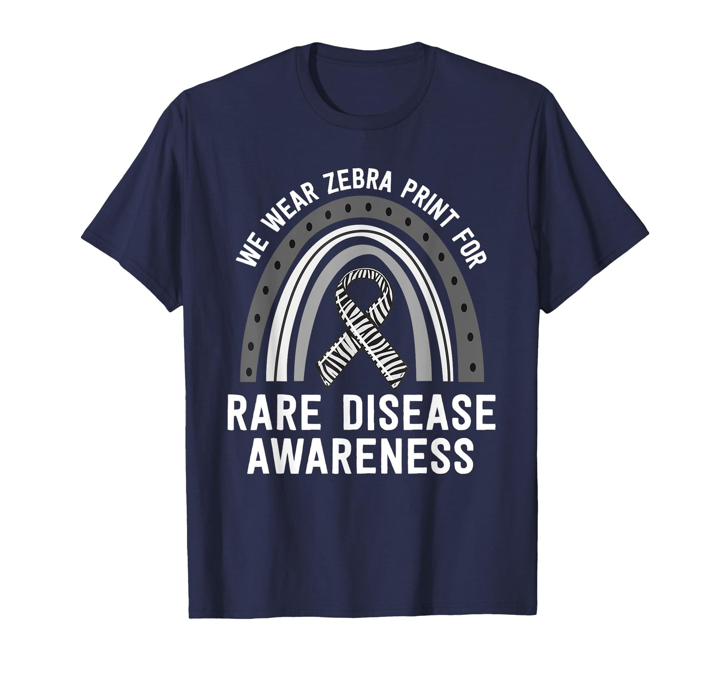 We Wear Zebra Print Rare Disease Awareness EDS Family Group T-Shirt