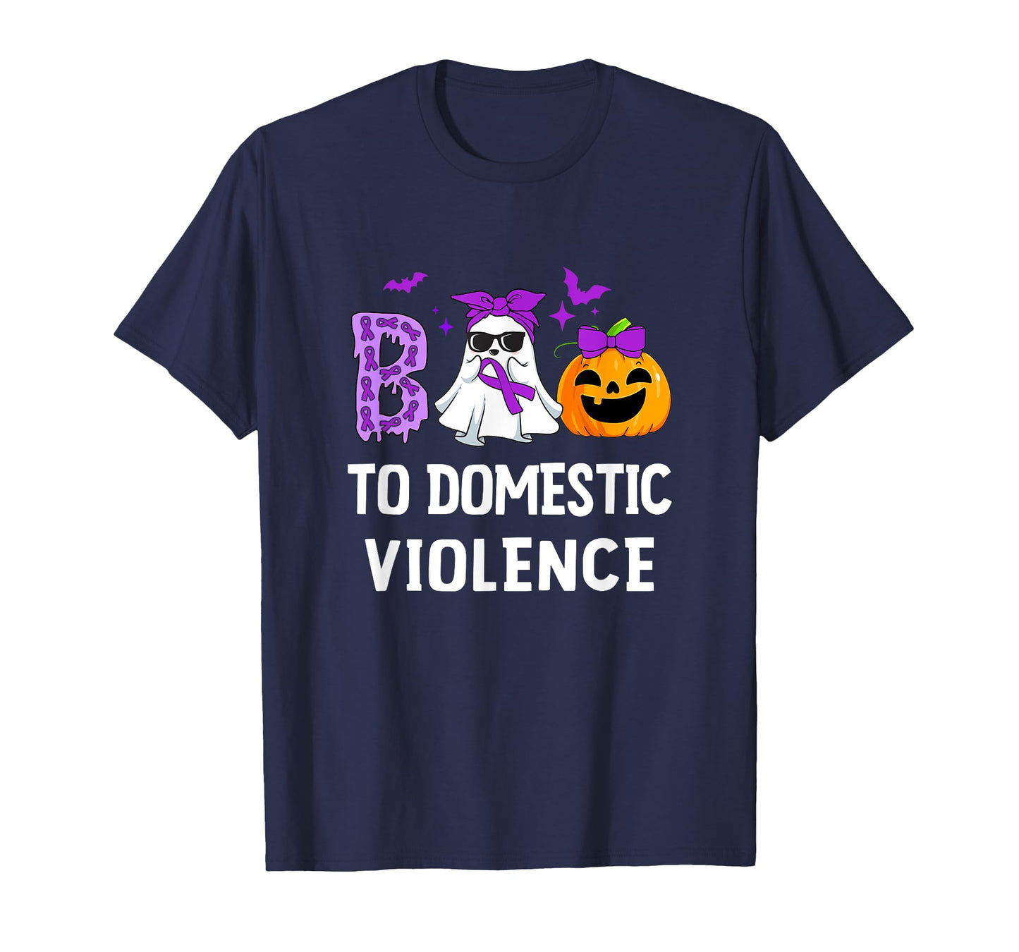 Boo To Domestic Violence Domestic Violence Awareness T-Shirt
