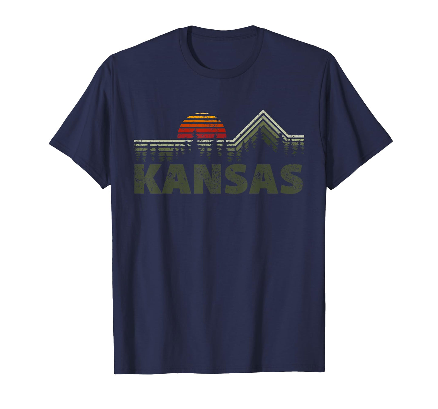 Kansas Retro Nature T-Shirt