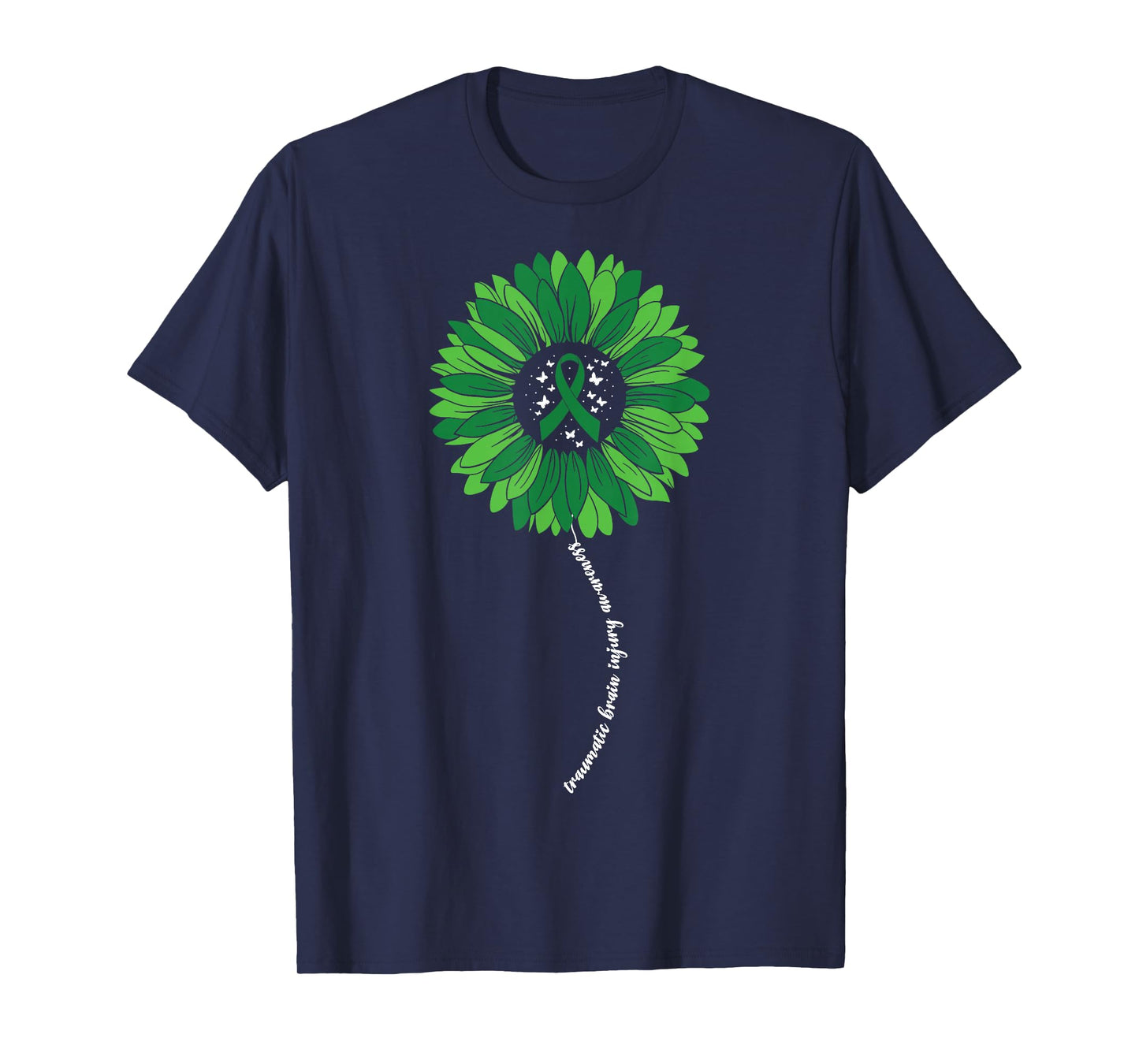 Traumatic Brain Injury TBI Awareness Sunflower For Women TBI T-Shirt