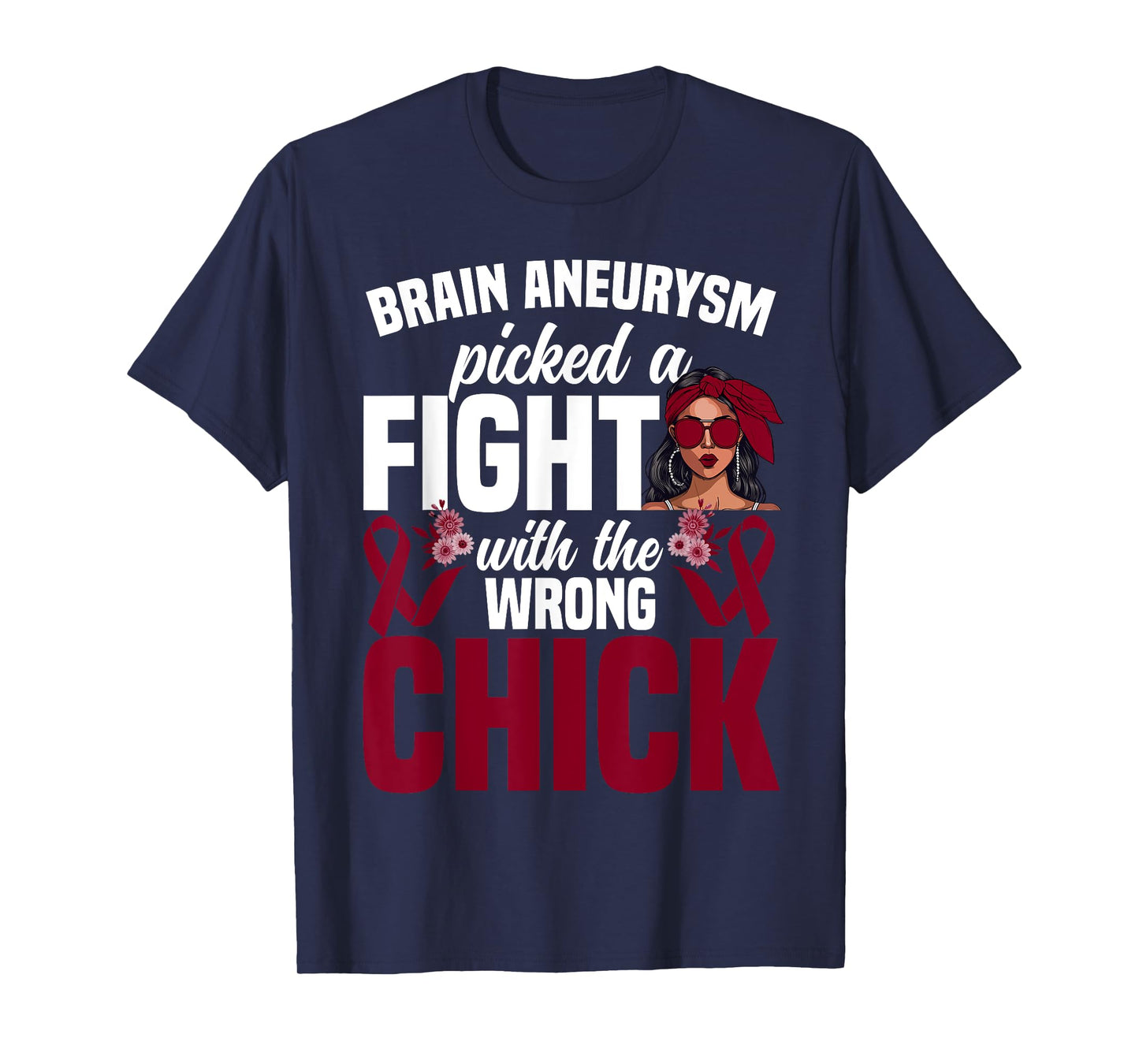Brain Aneurysm Awareness Women Girls Survivor Brain Aneurysm T-Shirt