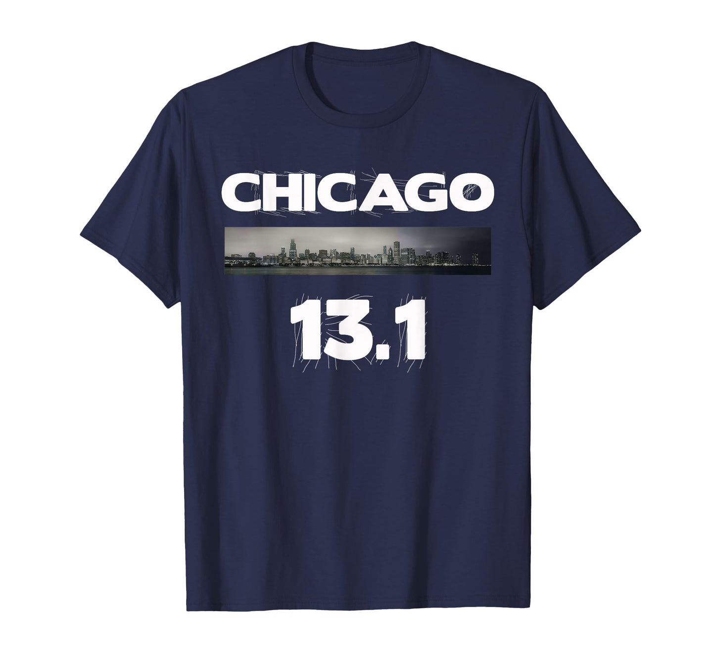 Chicago 13.1 miles Half Marathon Runner T-Shirt Running T-Shirt