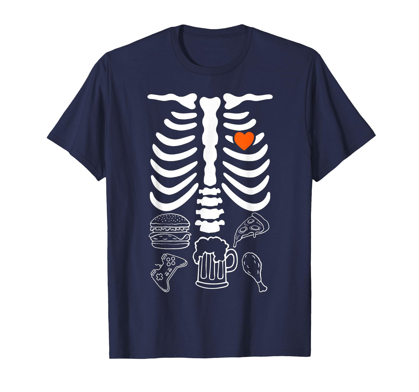 Halloween Skeleton Baby Maternity Pregnancy Announcement T-Shirt