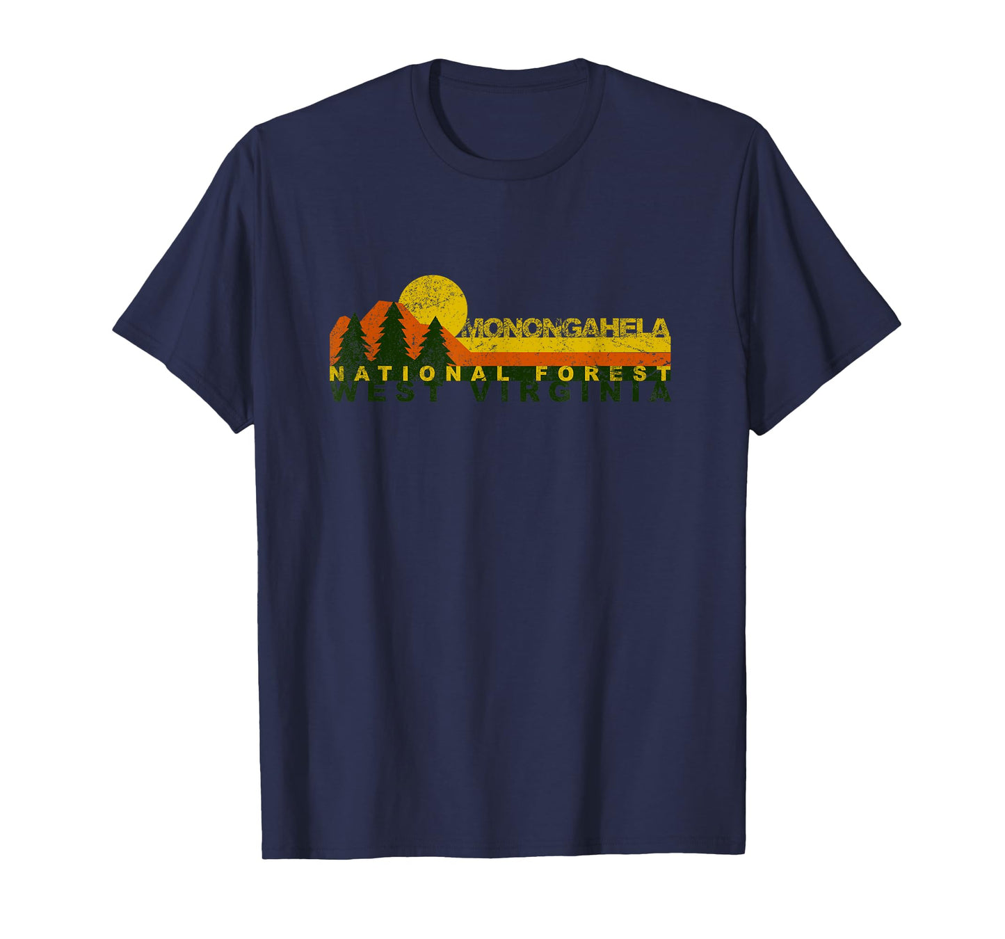 Monongahela National Forest Vintage Retro T-Shirt
