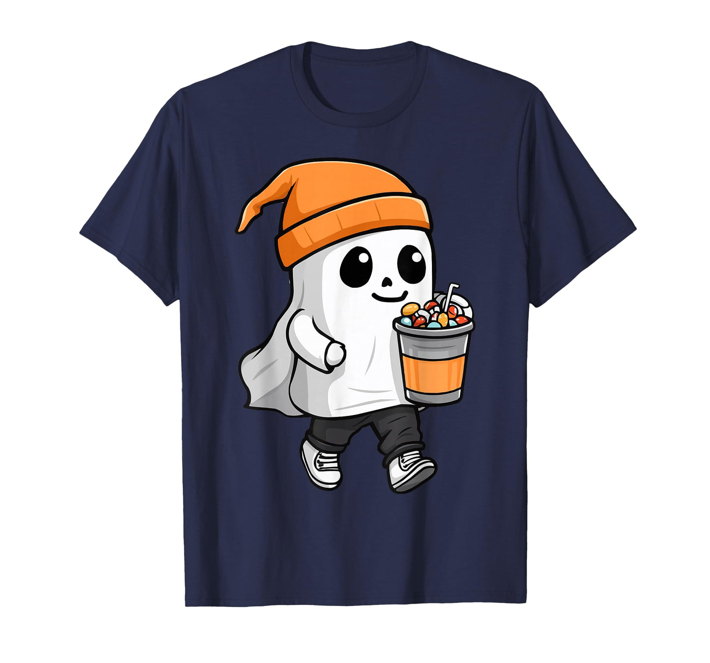 Funny Scary Happy Halloween Costume Men Women Kids Boo 2025 T-Shirt
