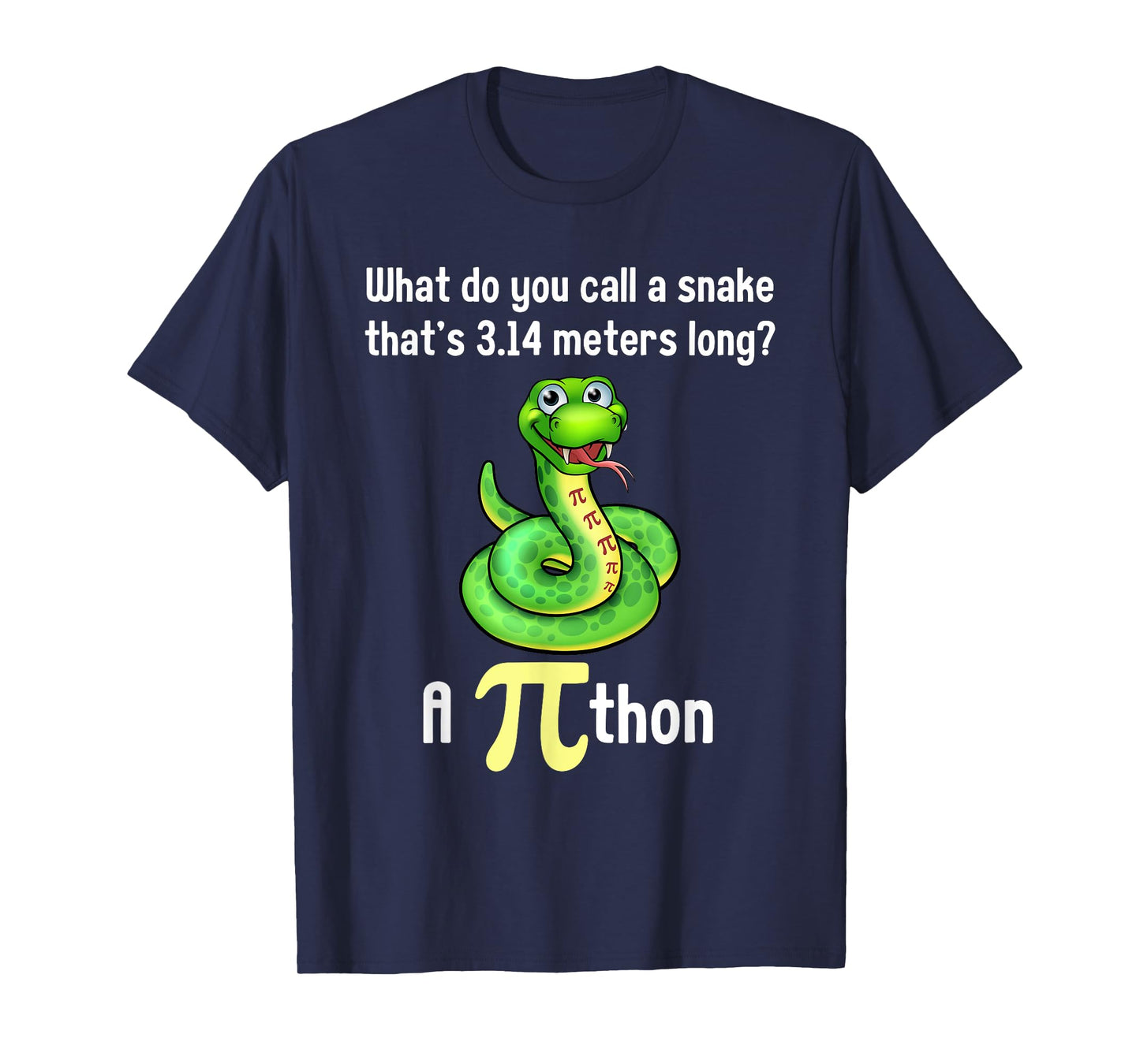 Funny Pi day Puns Pithon Math Teacher Jokes Women Men Kids T-Shirt