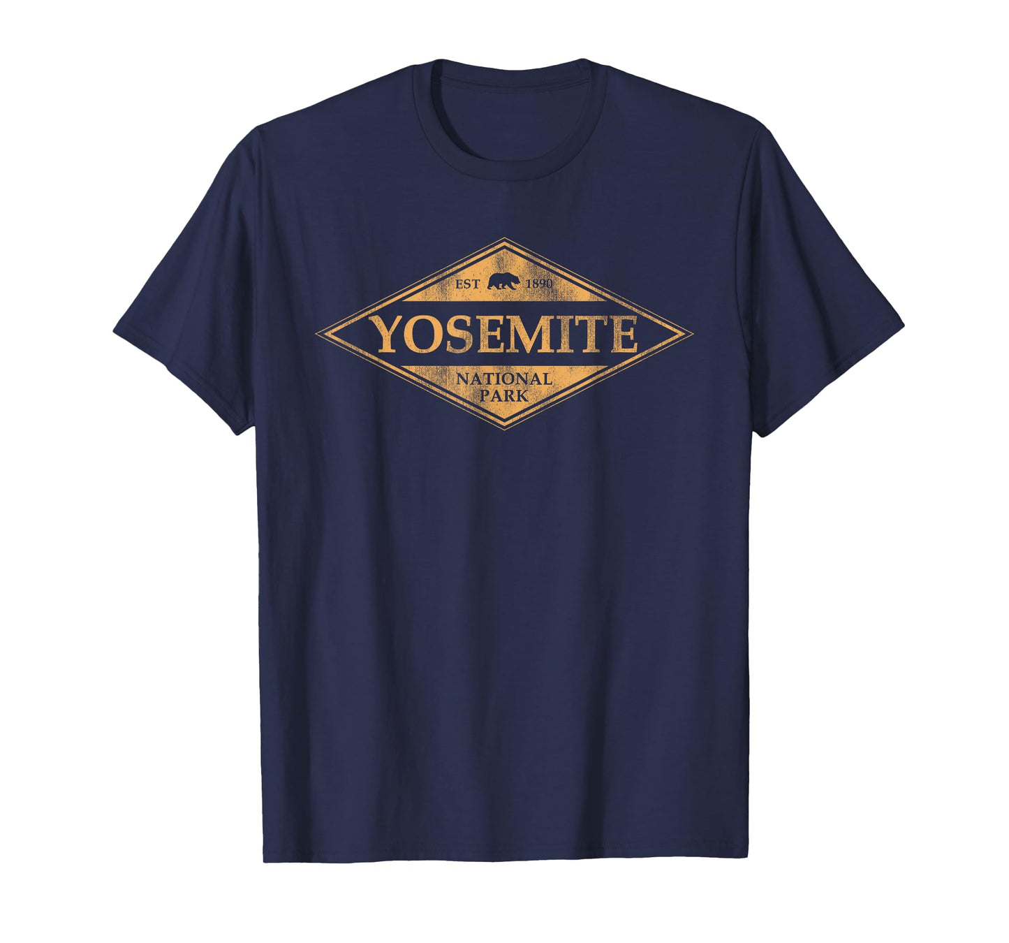 Retro Yosemite California Established 1890 National Park T-Shirt