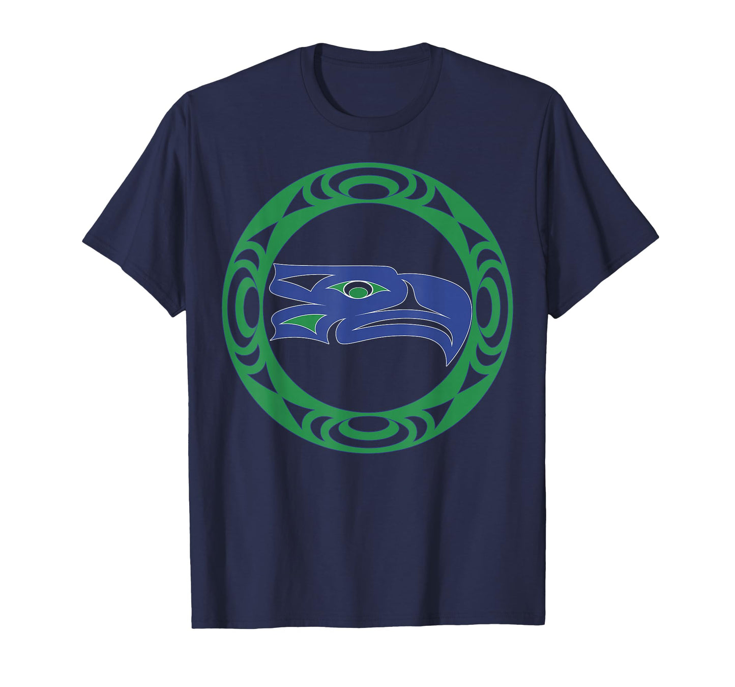 Native American Bird design Indian Hawk design for men women T-Shirt