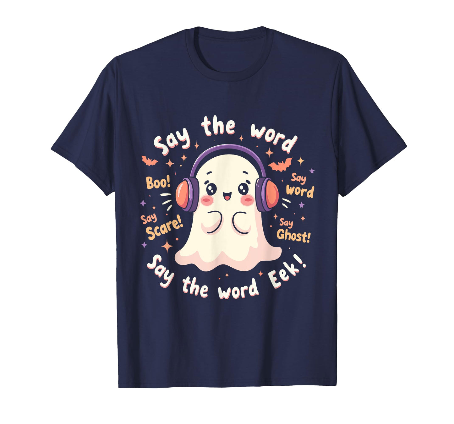 Halloween Audiologist Cute Ghost Spooky Audiology T-Shirt