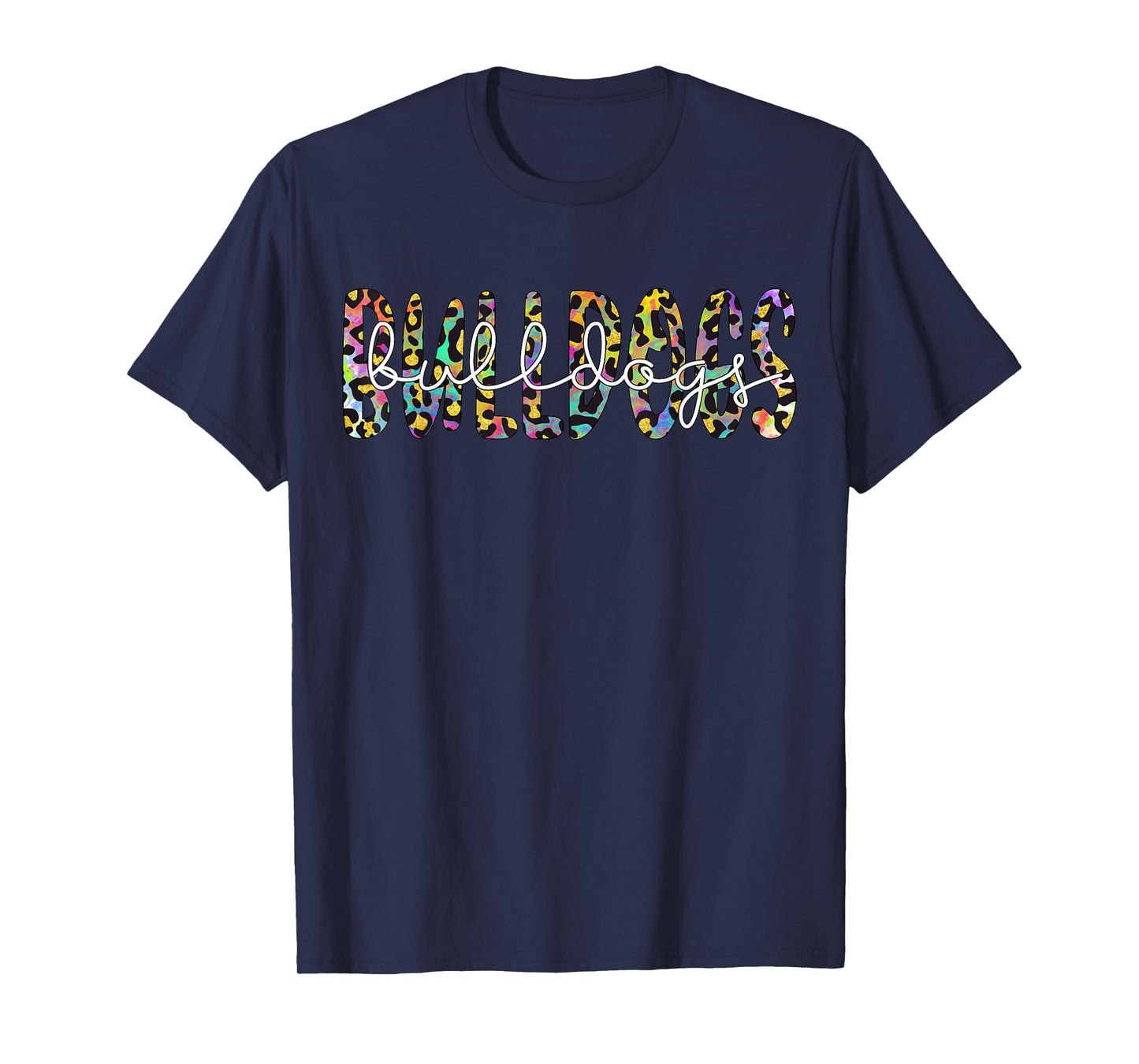 Bulldogs School Sports Fan Team Spirit Mascot Gift Vintage T-Shirt