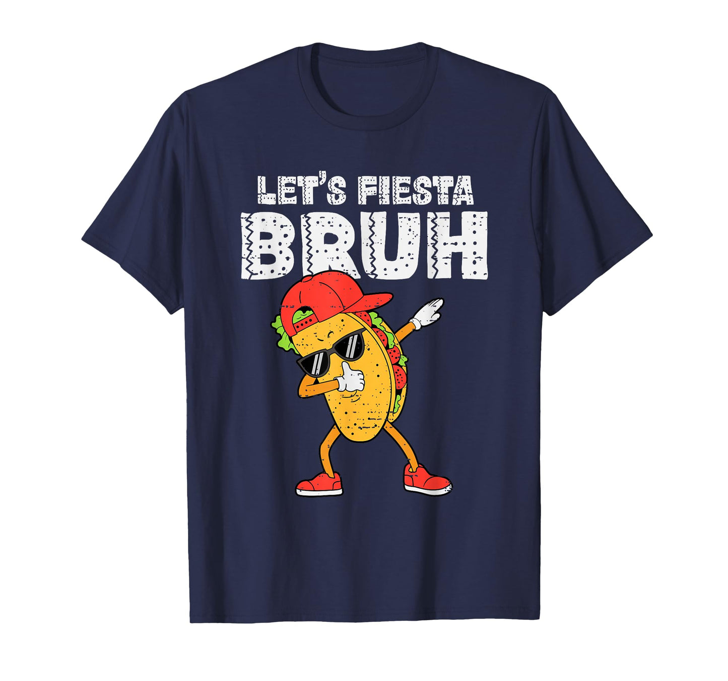 Dabbing Tacos Bruh Cinco De Mayo Fiesta Mexican Boy Teen Kid T-Shirt