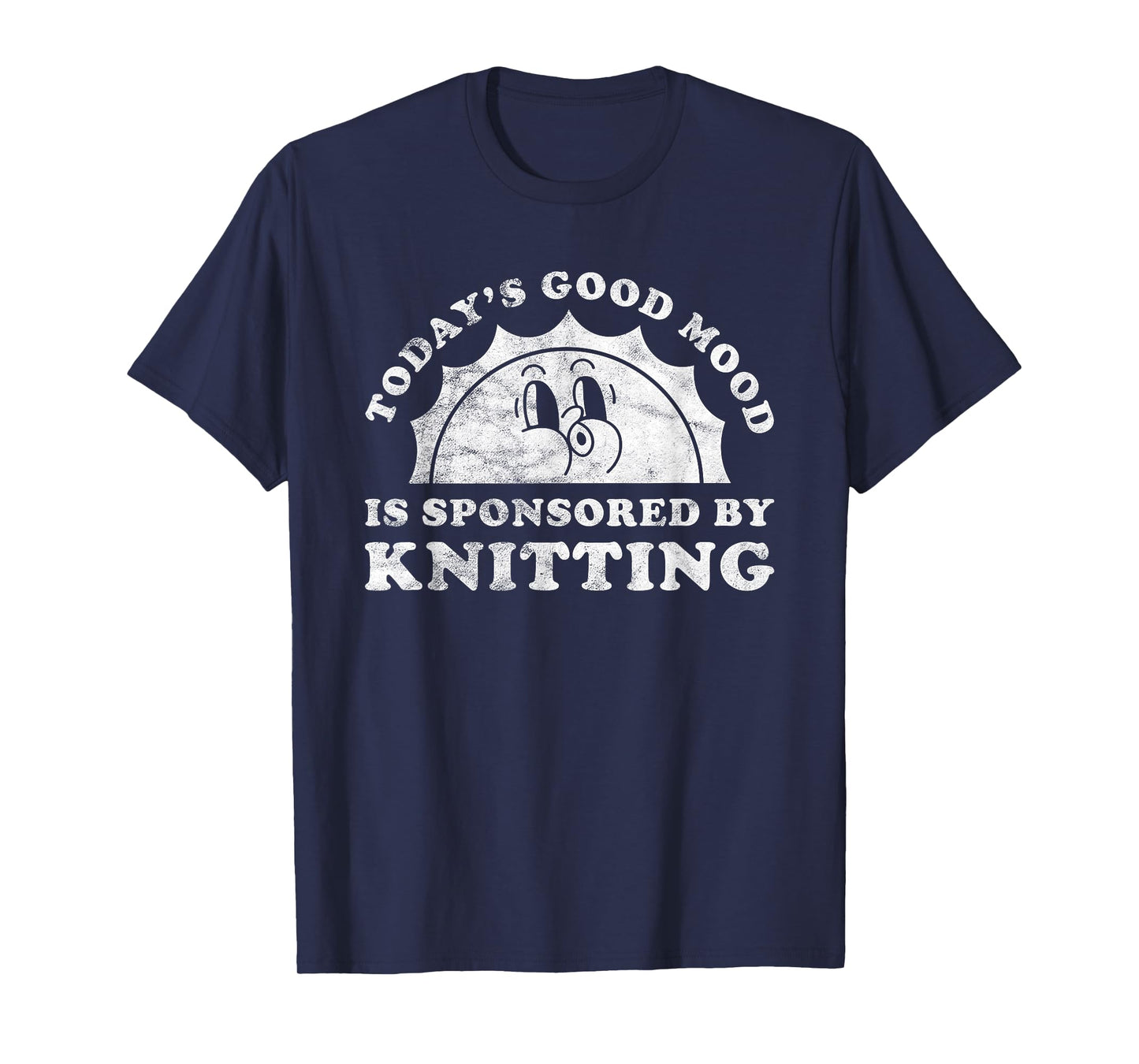 Funny Cute Retro Vintage Knitting T-Shirt