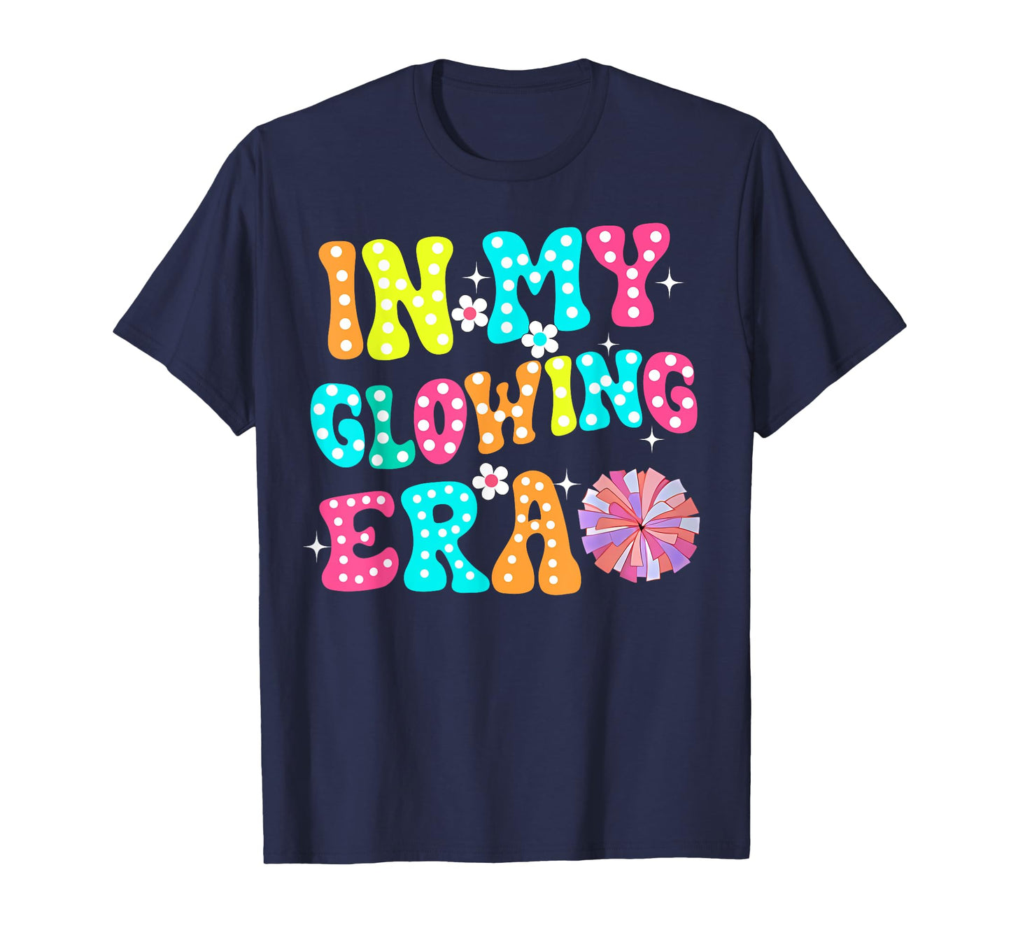 In My Glowing Era Groovy Colorful Bright T-Shirt