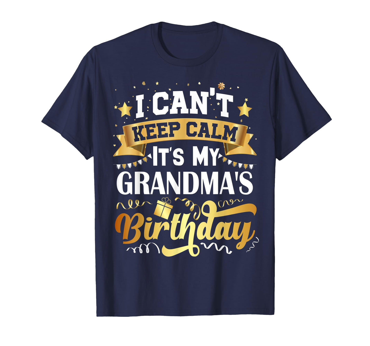Grandma Birthday Tshirt Party Gift Idea Family Bday T-Shirt