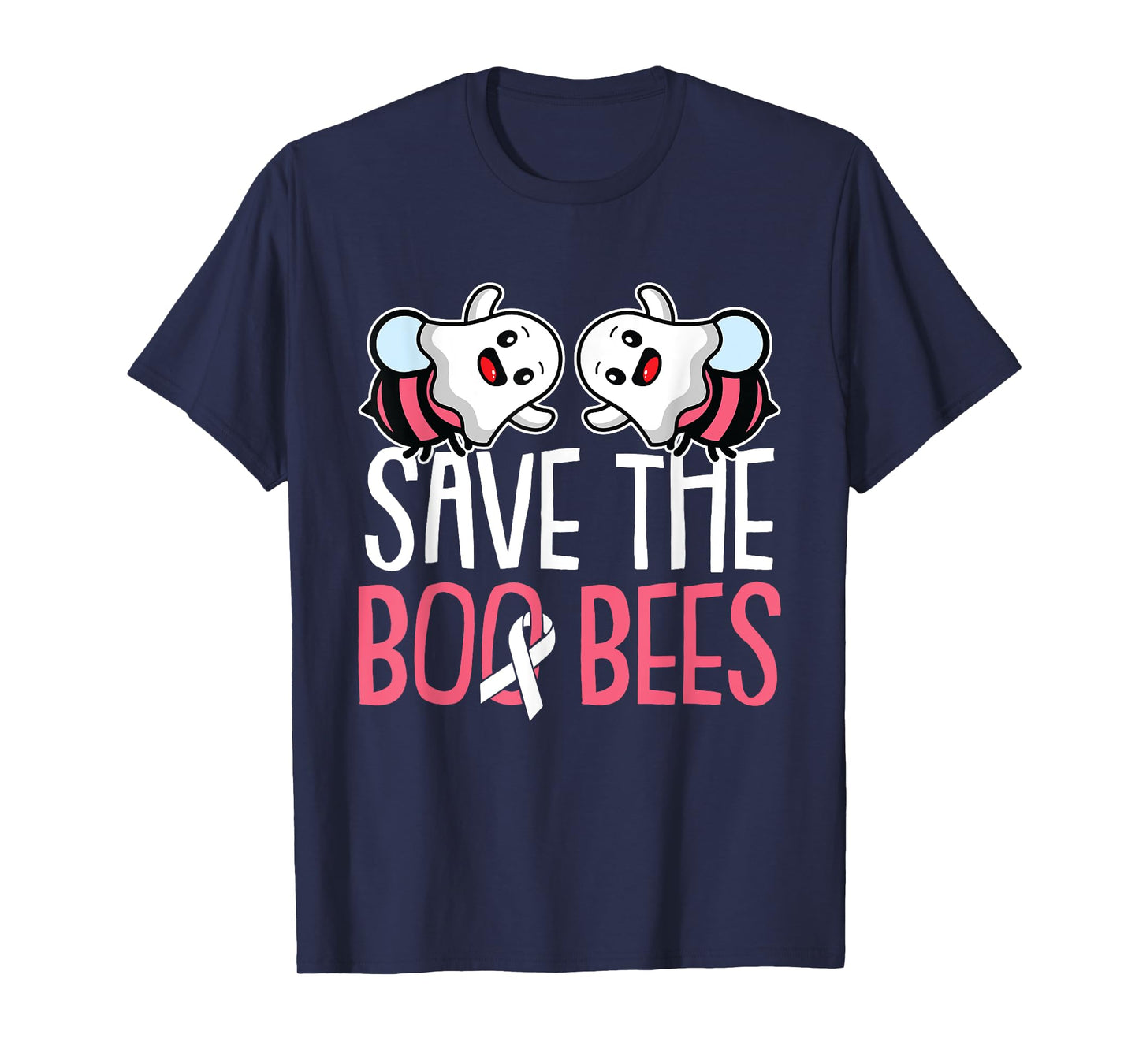 Save The Boo Bees Breast Cancer Awareness Warrior Survivor T-Shirt