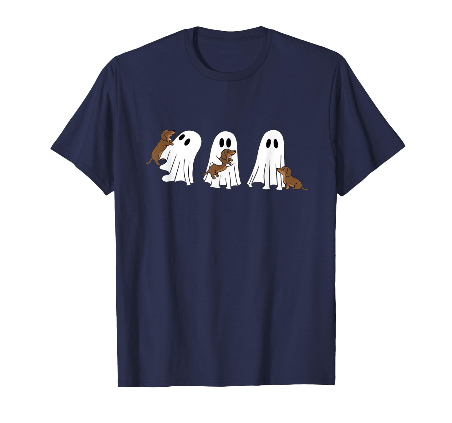 Dachshund Skeleton Funny Halloween Wiener Dog T-Shirt