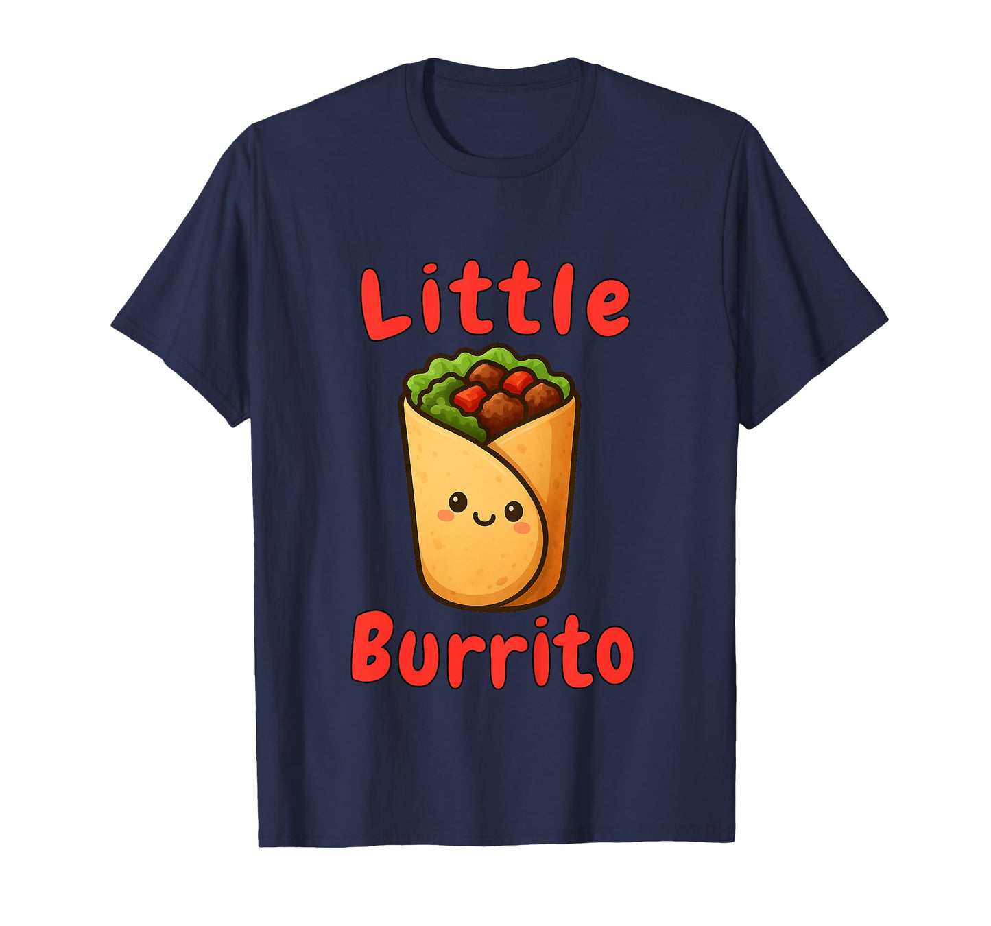 Burrito Lover Kids Mexican Food Little Burrito Toddler T-Shirt