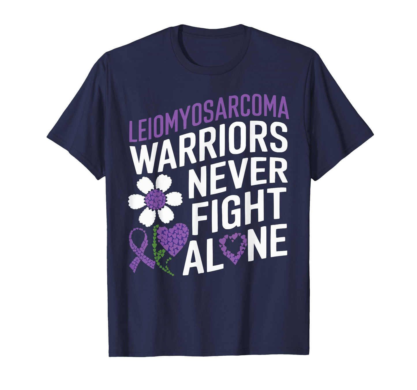 Leiomyosarcoma Cancer Awareness Ribbon Fight Cancer T-Shirt