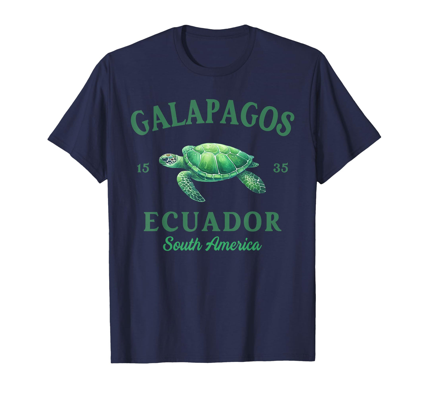 Galapagos Islands Ecuador Galapagos Travel Tortoise T-Shirt
