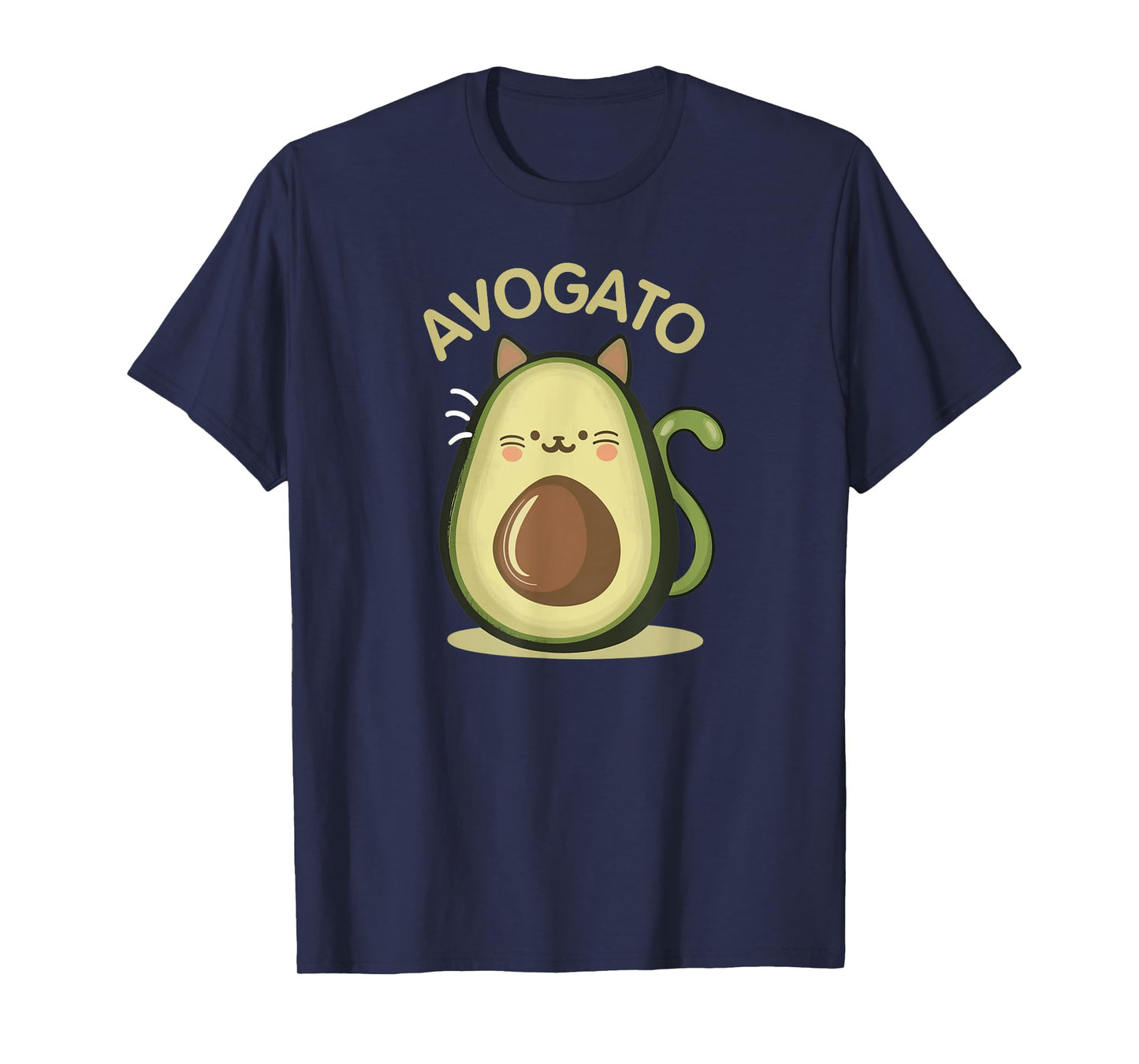Avogato Cute Funny Cinco de Mayo Cat Avocado Kids Boys Girls T-Shirt