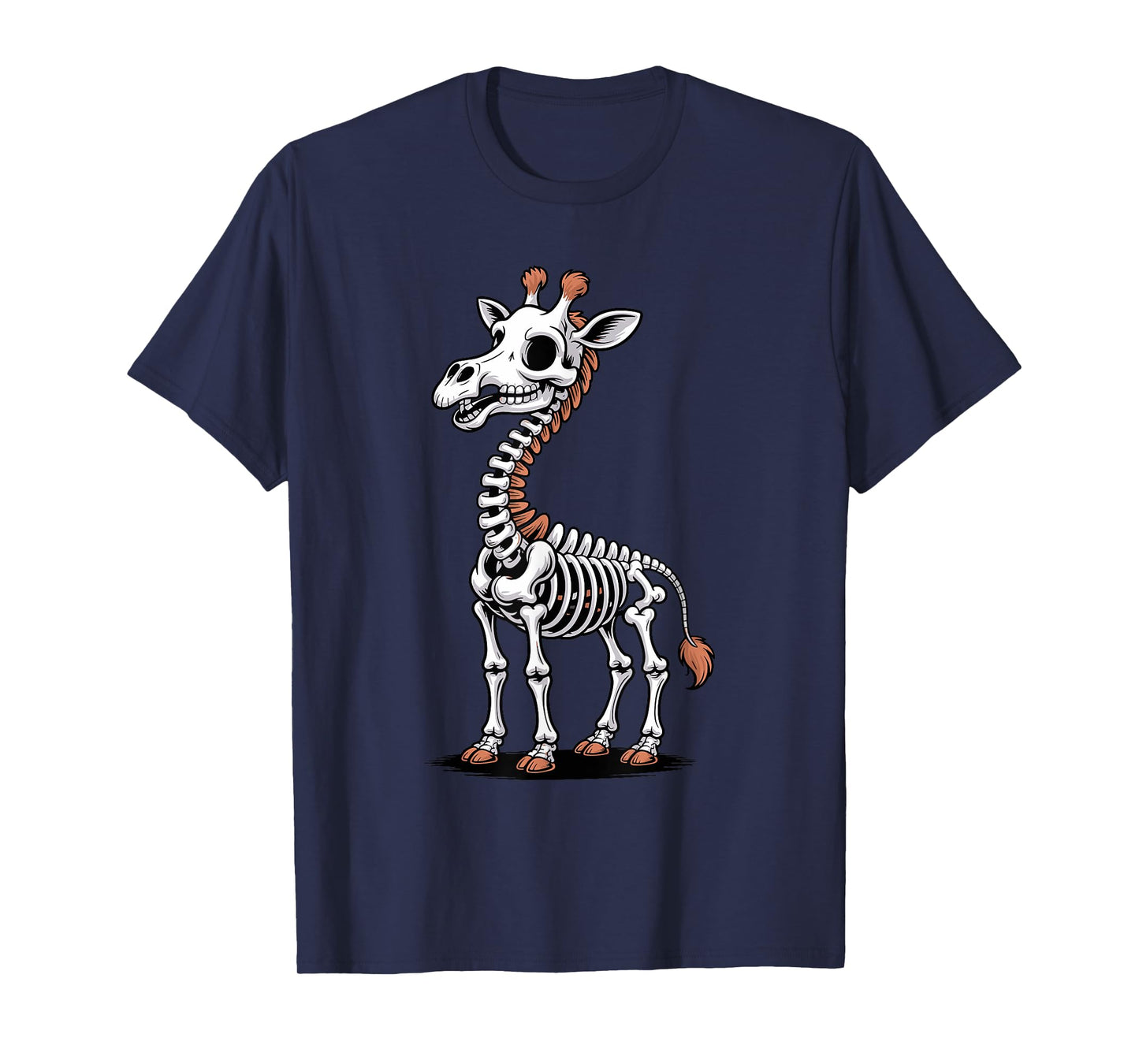 Halloween Giraffe Skeleton Spooky Giraffes T-Shirt