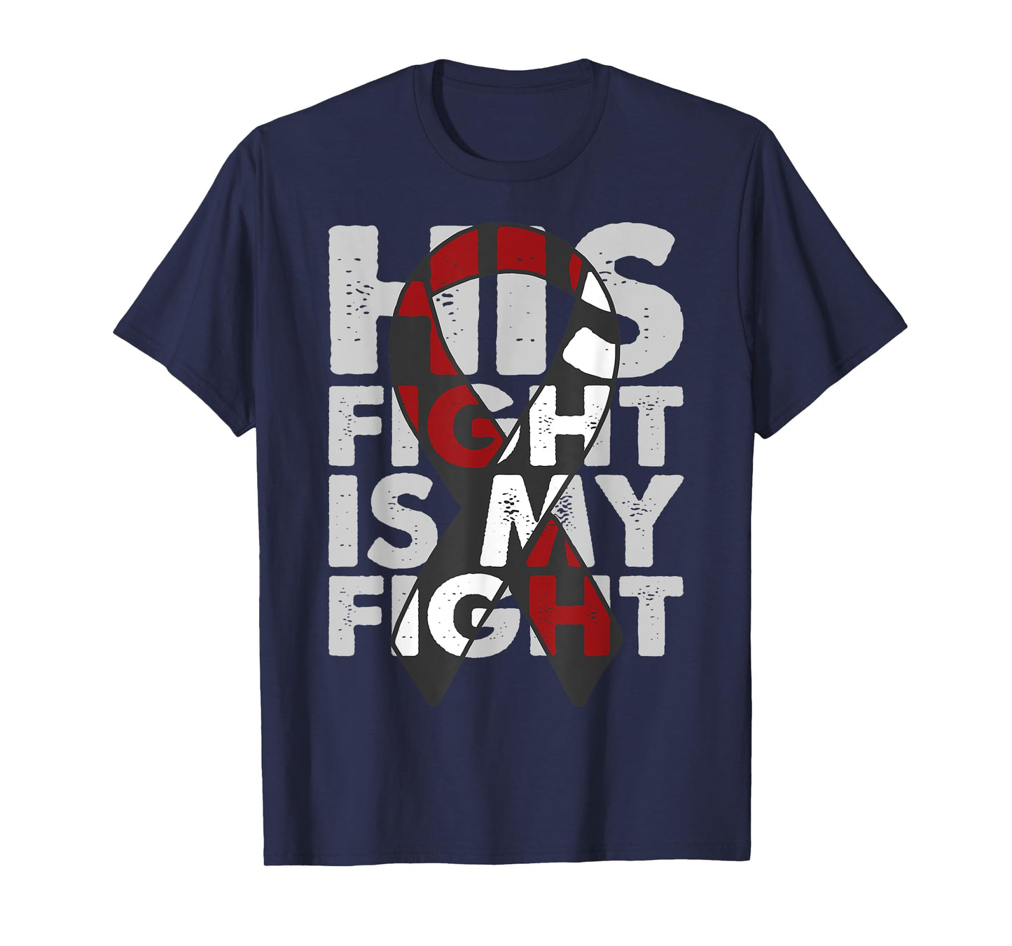 Laryngeal Cancer His Fight Is My Fight Awareness Tshirt T-Shirt