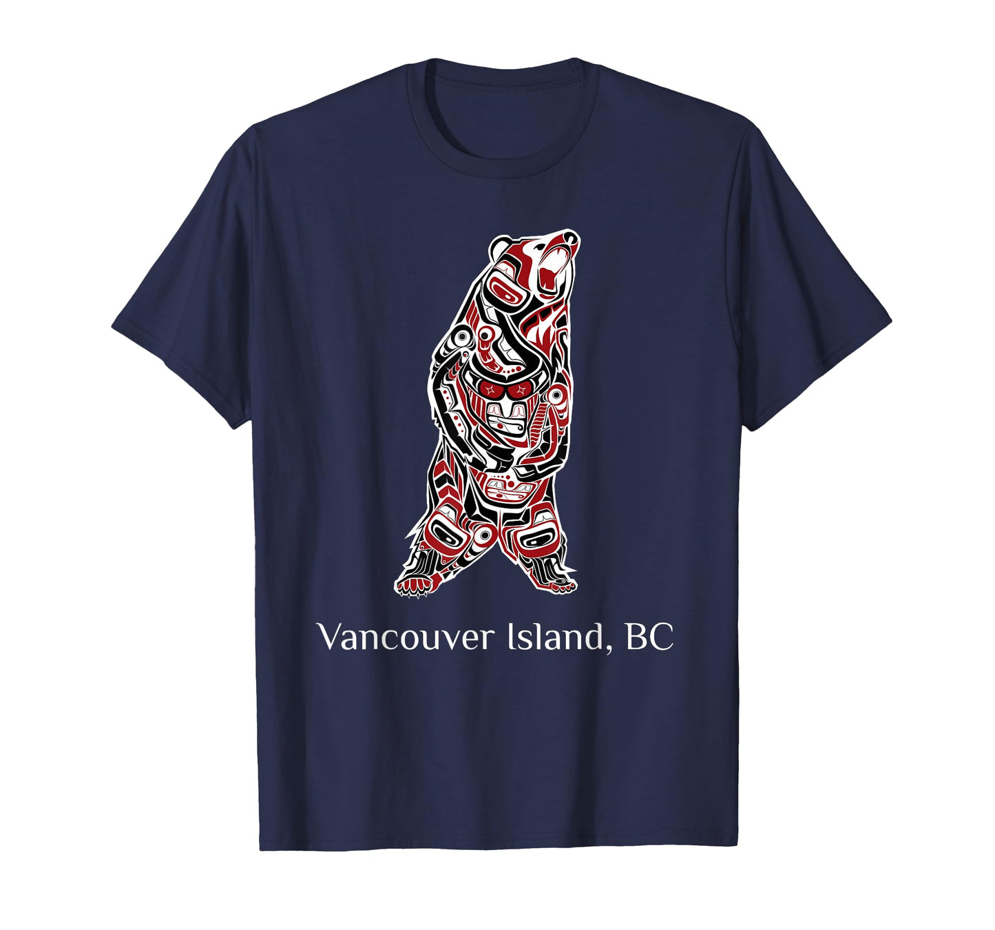 Vancouver Island British Columbia Native Brown Grizzly Bear T-Shirt
